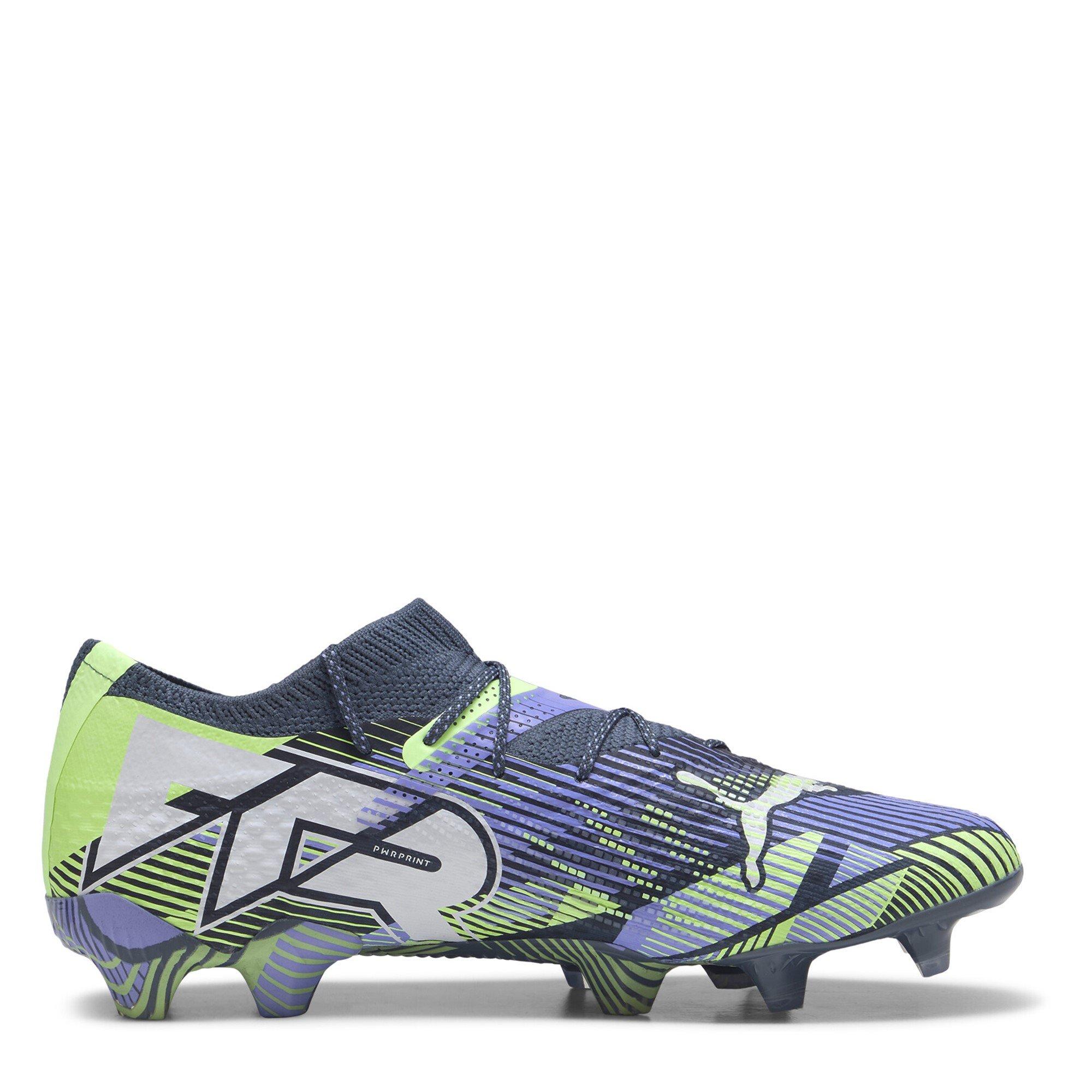 Grey/White/Grn - Puma - Future 7 Ultimate Firm Ground Football Boots - 4
