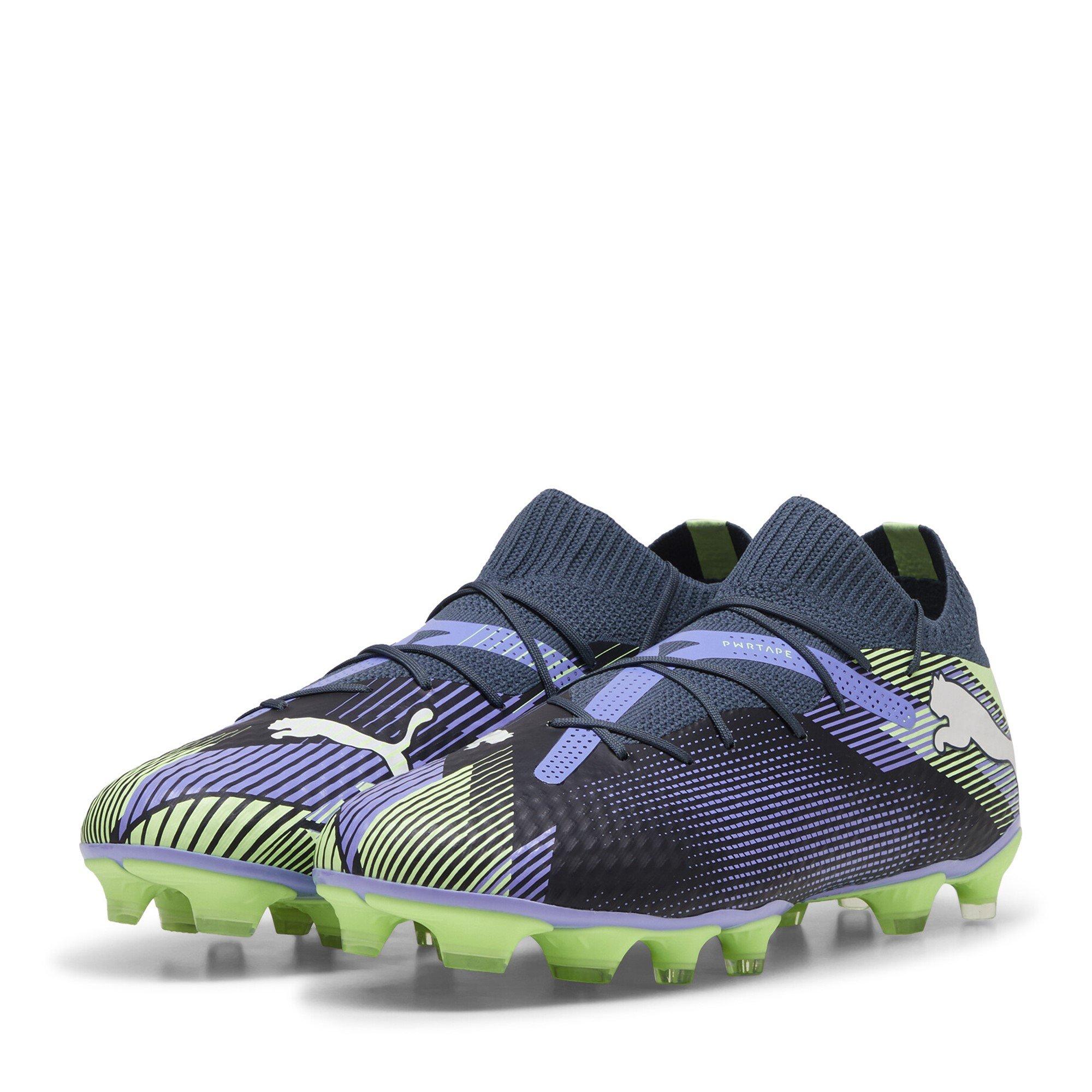 Grey/White/Grn - Puma - Future 7 Pro Firm Ground Football Boots - 1