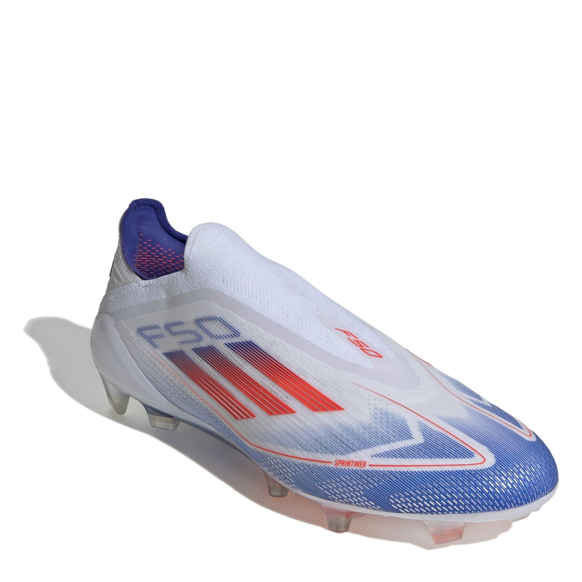 Ftwr White - adidas - F50 Elite Laceless Firm Ground Football Boots Mens - 3