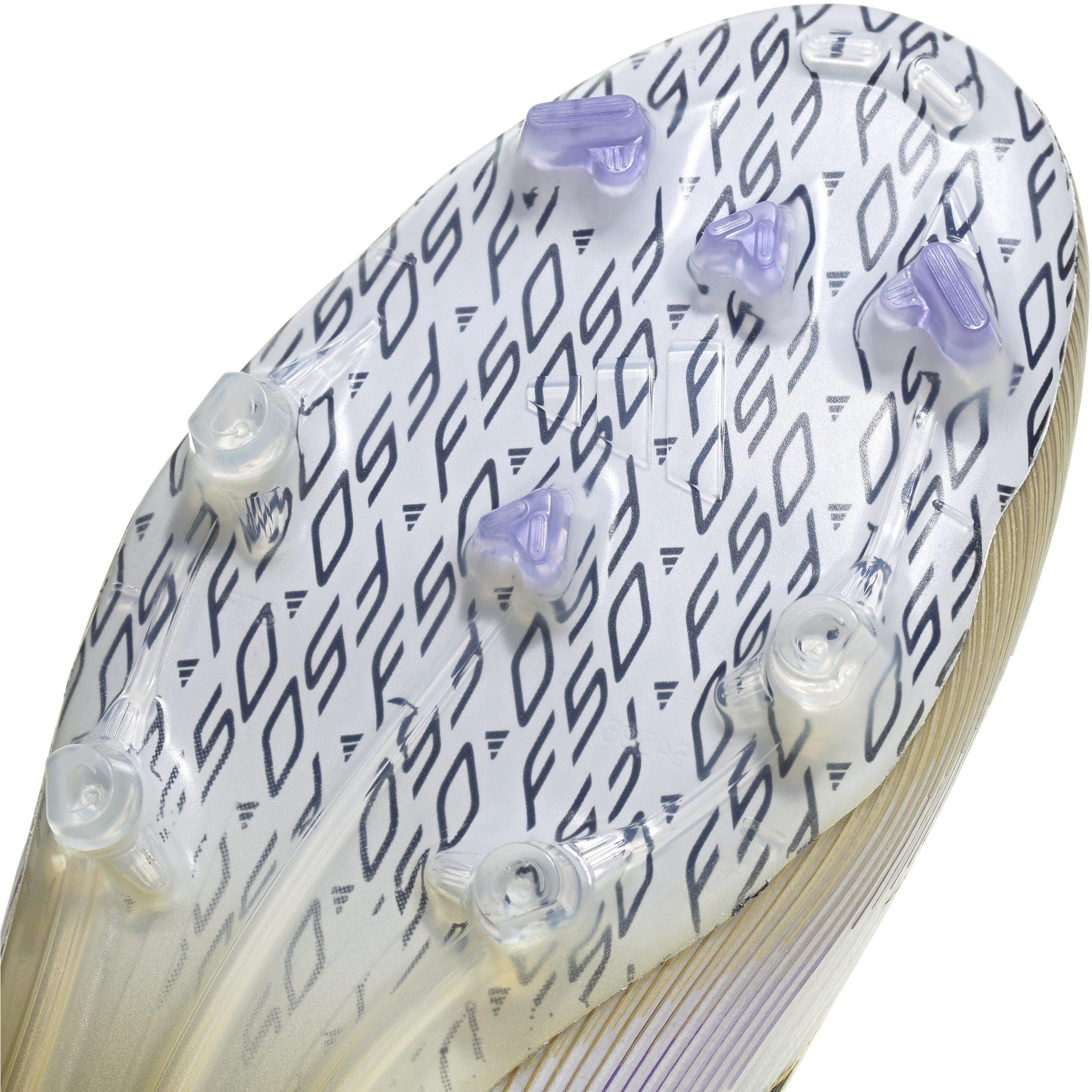 White/Blk/Gold - adidas - F50 Elite Adults Firm Ground Football Boots - 9