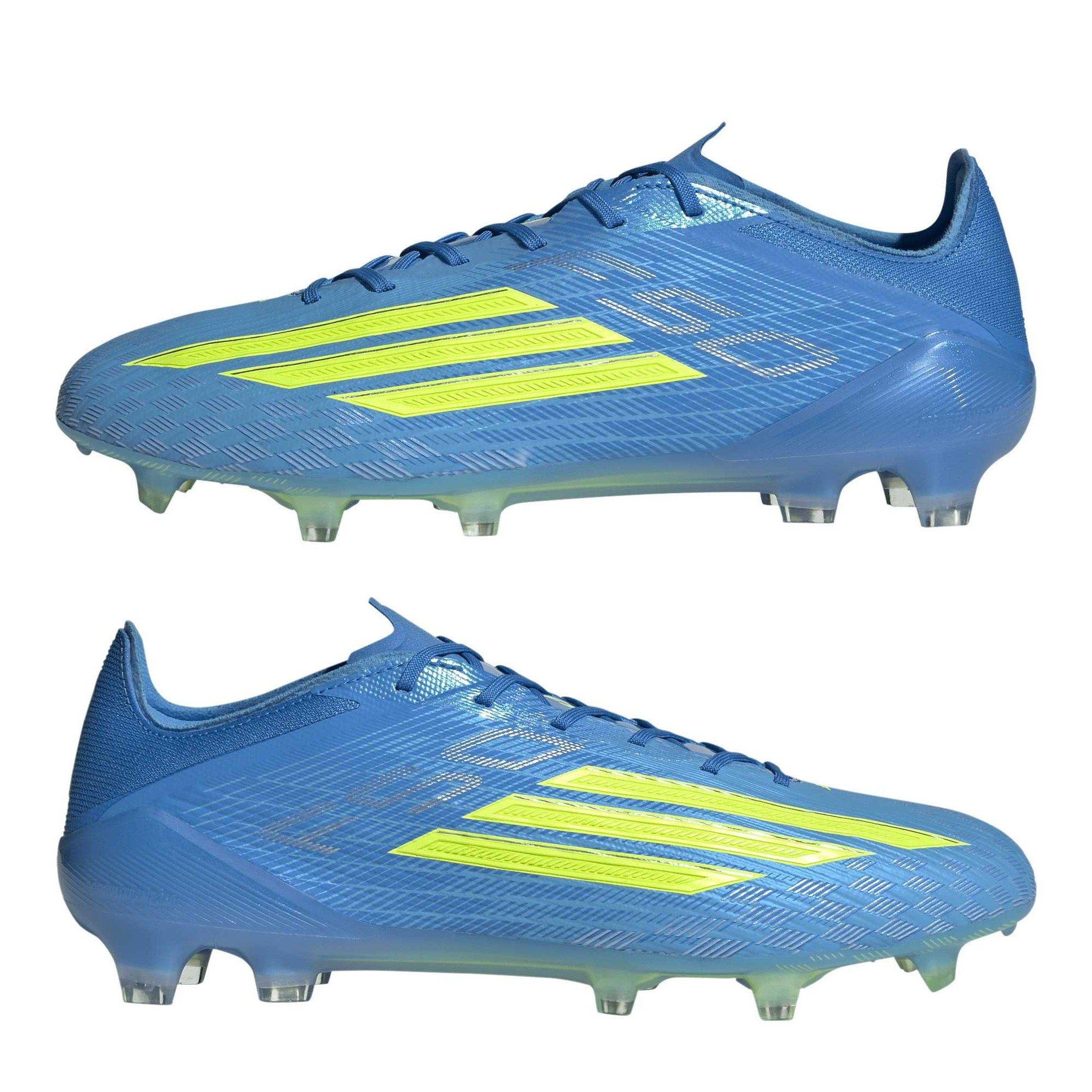 Blauw/Geel - adidas - F50 Elite Adults Firm Ground Football Boots - 11