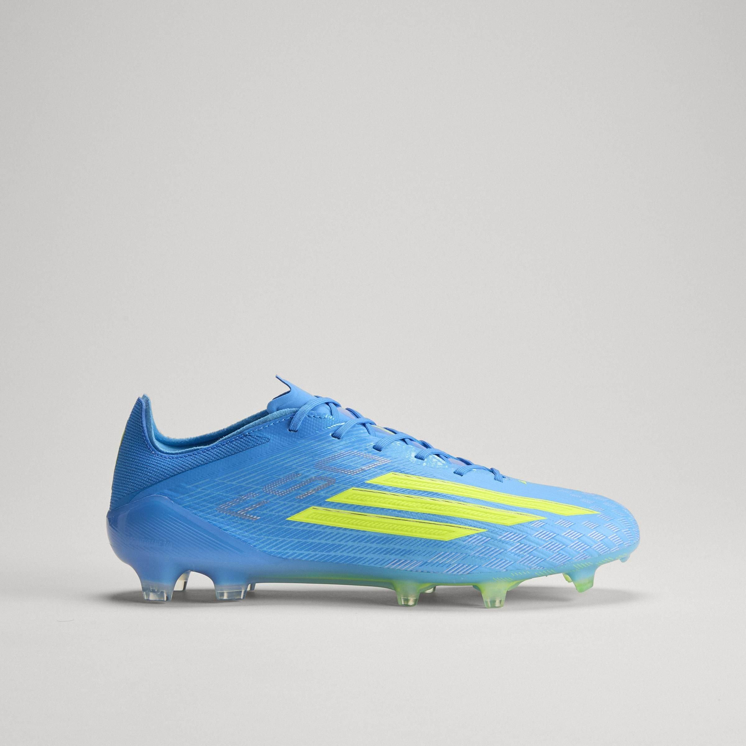Blauw/Geel - adidas - F50 Elite Adults Firm Ground Football Boots - 12