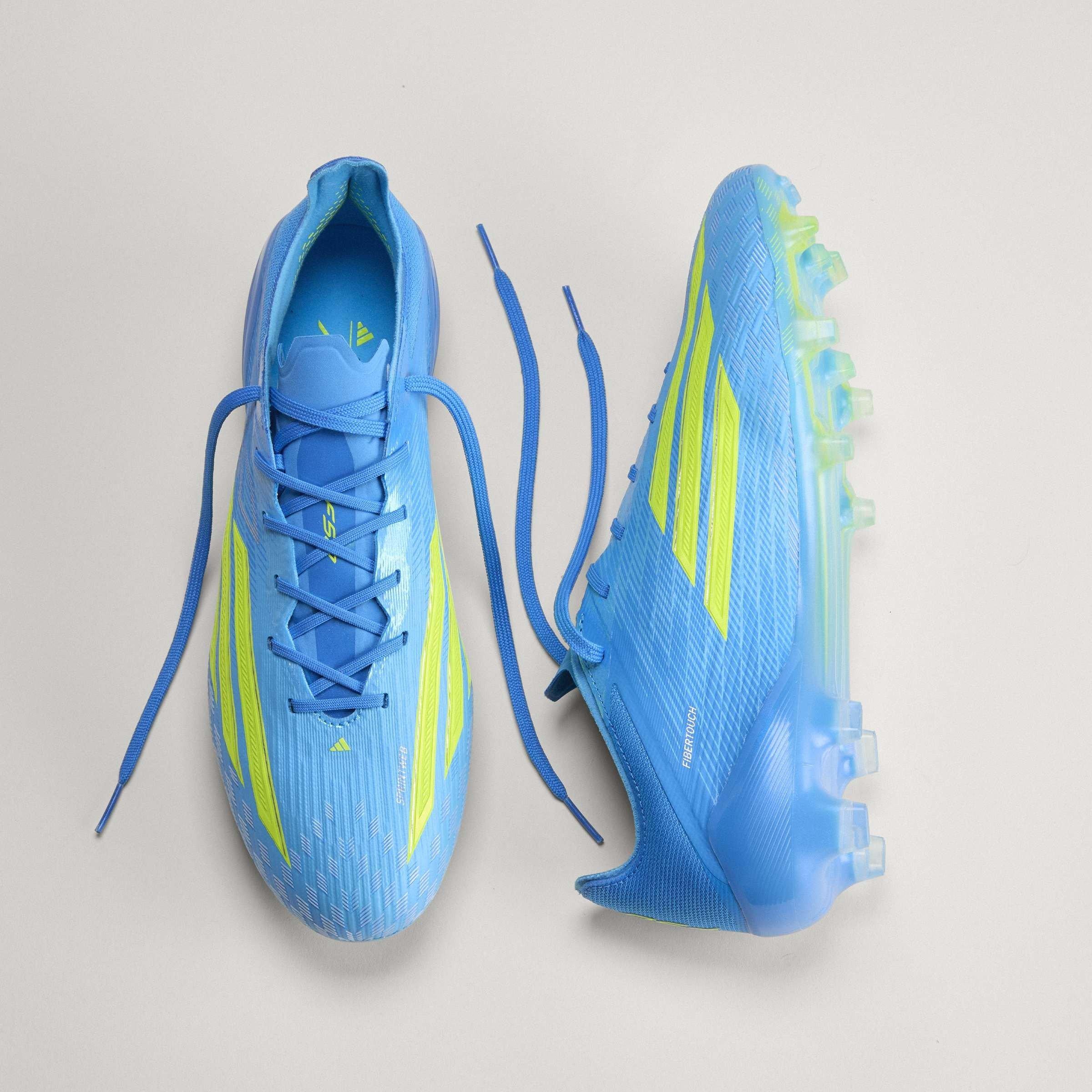 Blauw/Geel - adidas - F50 Elite Adults Firm Ground Football Boots - 13