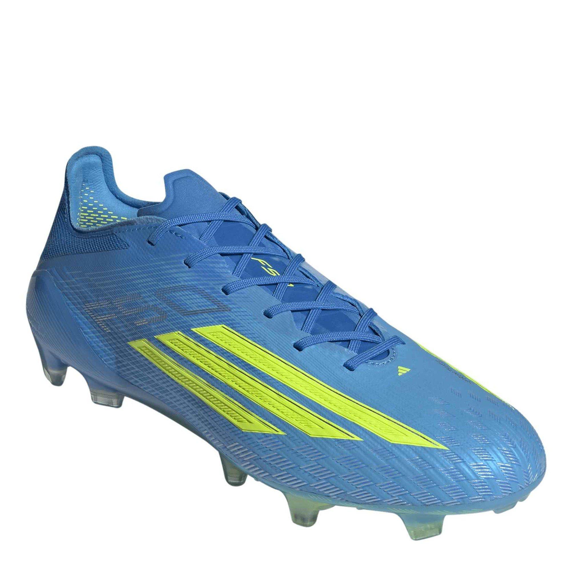 Blauw/Geel - adidas - F50 Elite Adults Firm Ground Football Boots - 4