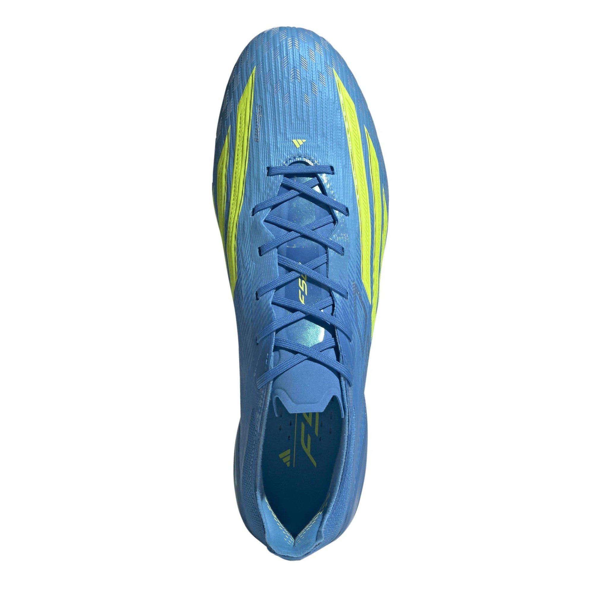 Blauw/Geel - adidas - F50 Elite Adults Firm Ground Football Boots - 6