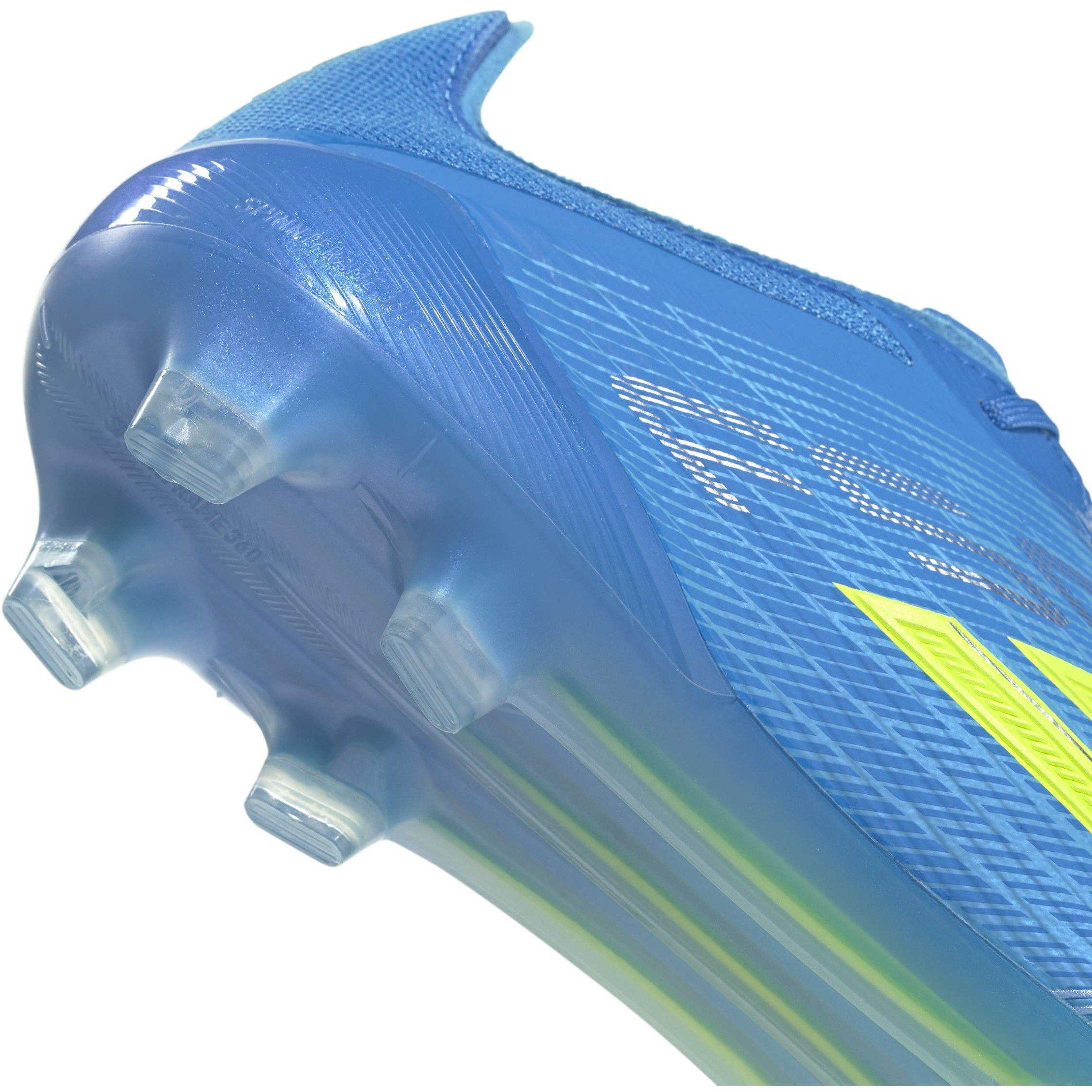 Blauw/Geel - adidas - F50 Elite Adults Firm Ground Football Boots - 9