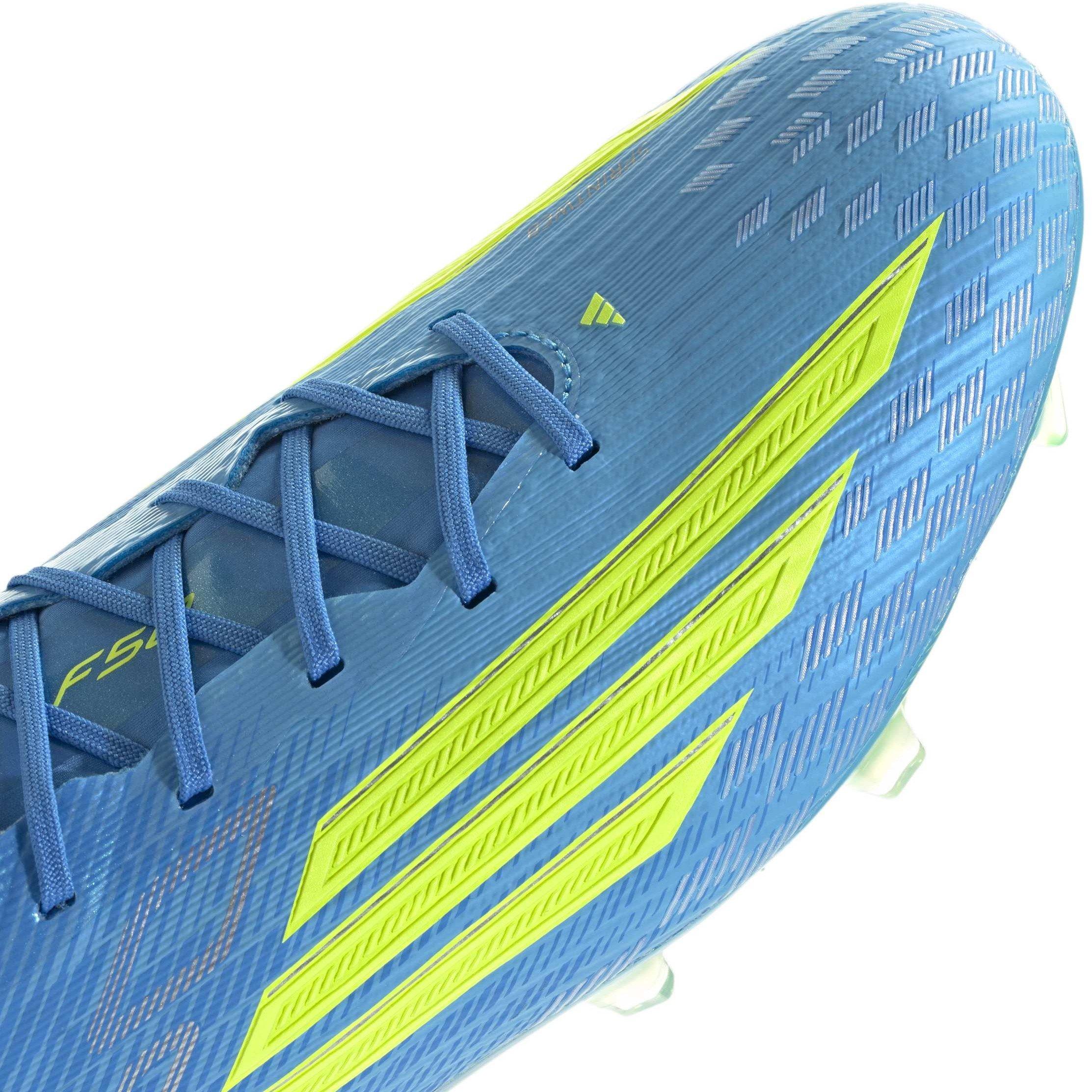 Blauw/Geel - adidas - F50 Elite Adults Firm Ground Football Boots - 10