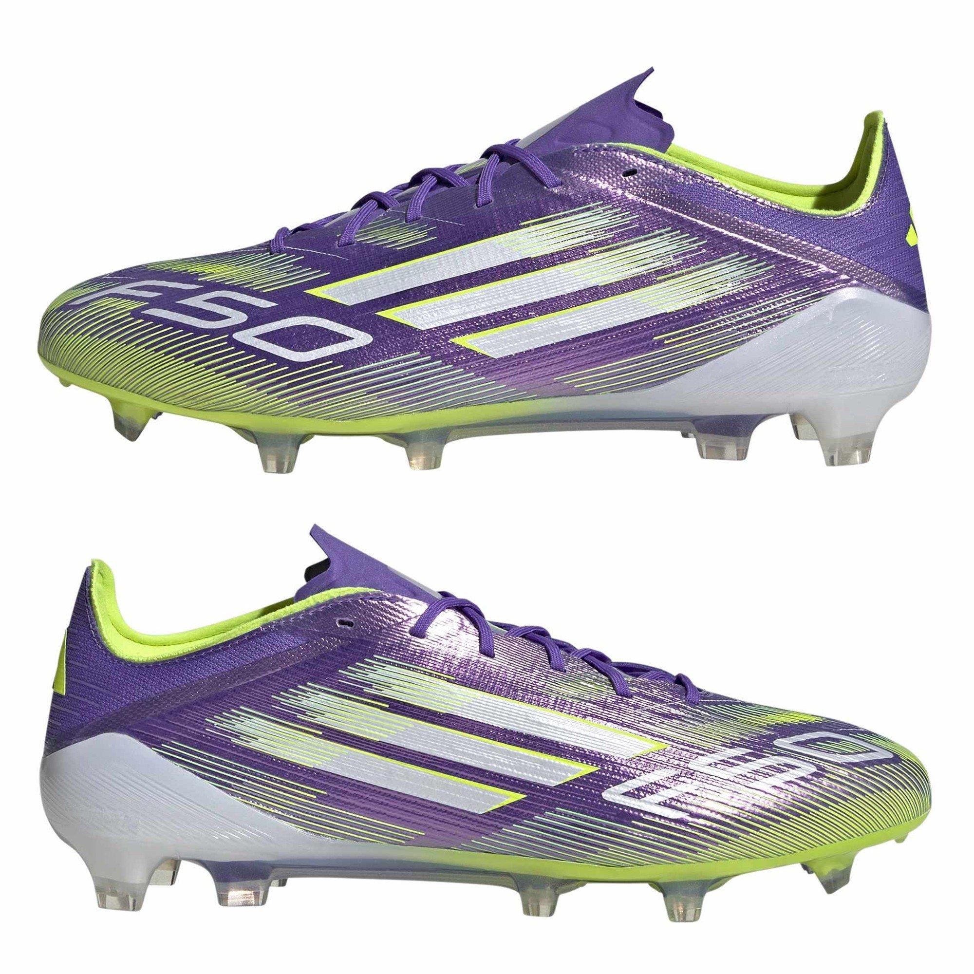 Purple/White - adidas - F50 Elite Adults Firm Ground Football Boots - 11