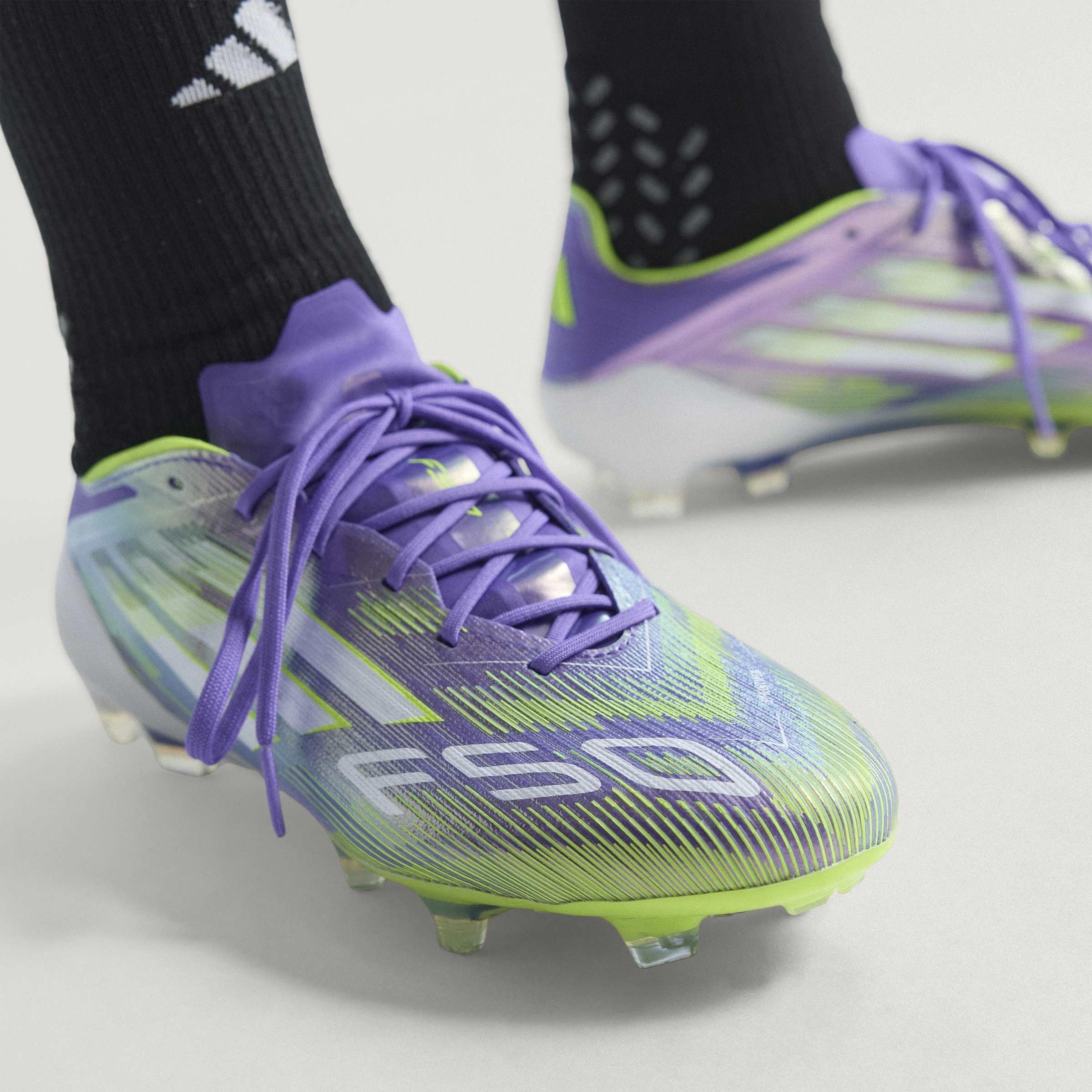 Purple/White - adidas - F50 Elite Adults Firm Ground Football Boots - 14