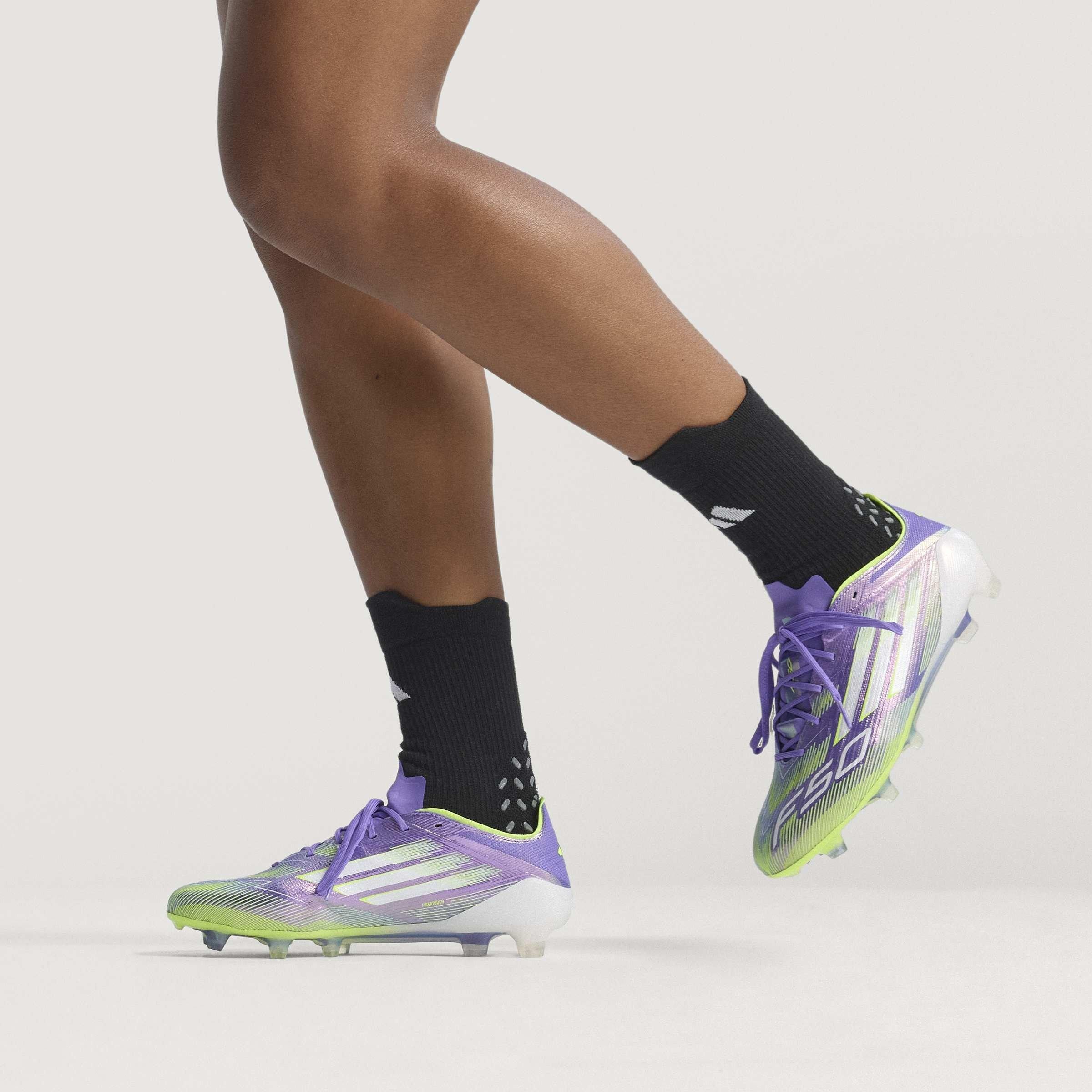 Purple/White - adidas - F50 Elite Adults Firm Ground Football Boots - 3