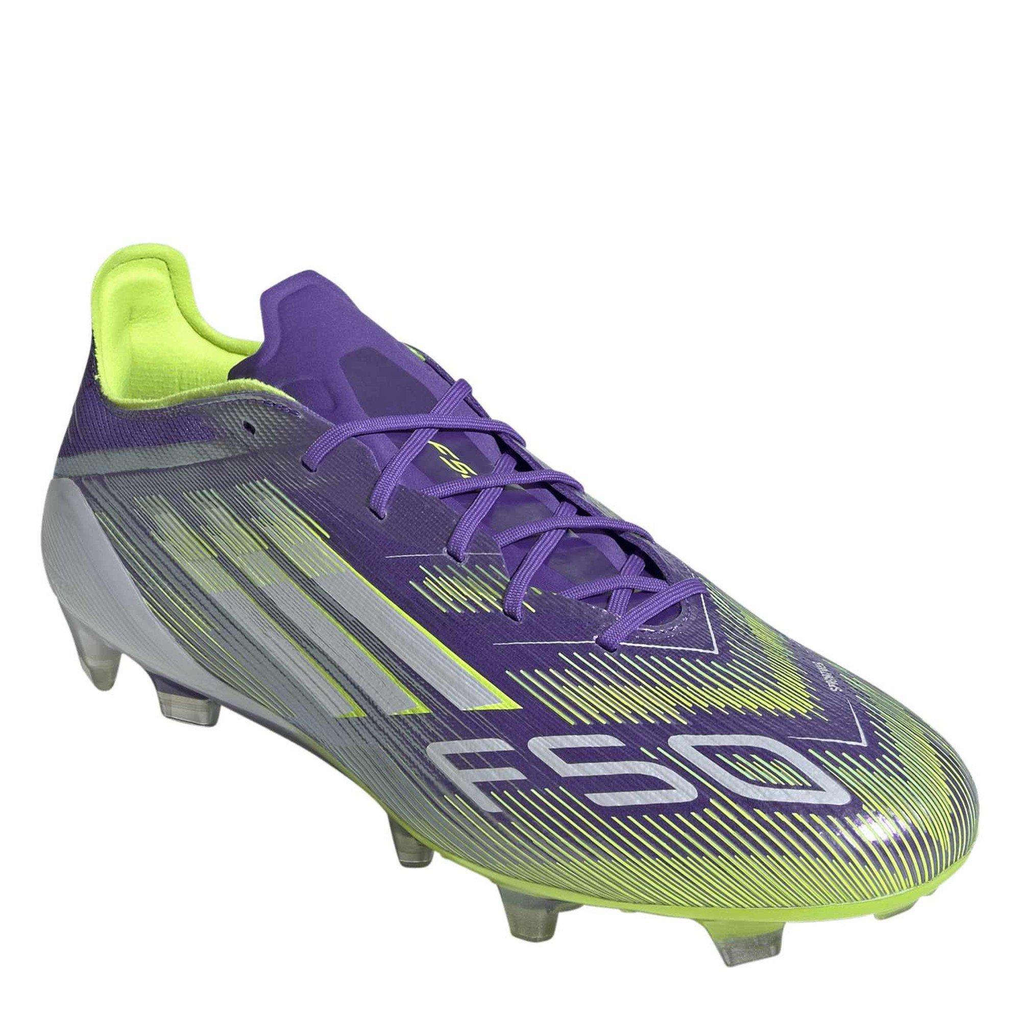 Purple/White - adidas - F50 Elite Adults Firm Ground Football Boots - 4