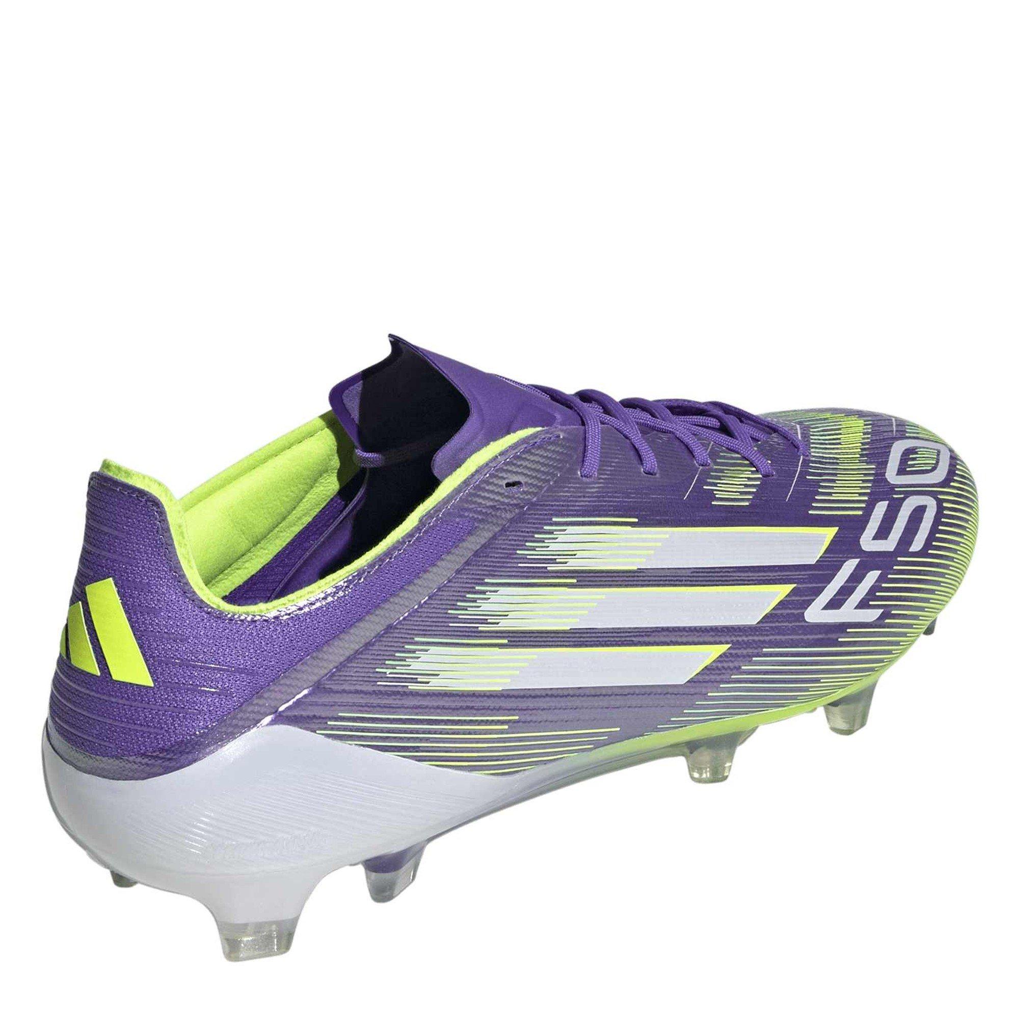 Purple/White - adidas - F50 Elite Adults Firm Ground Football Boots - 5