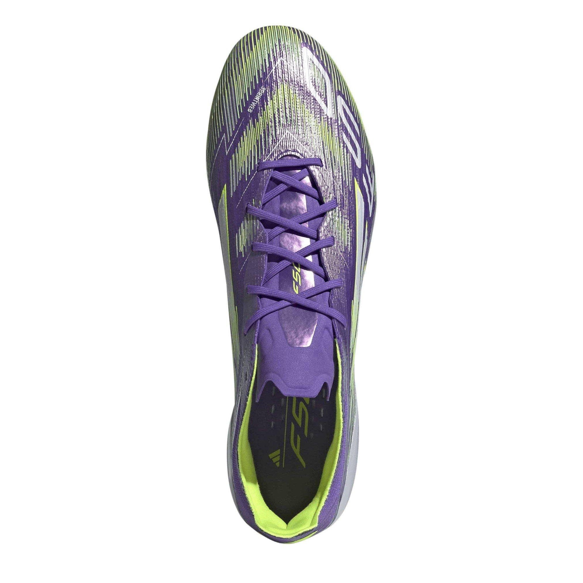 Purple/White - adidas - F50 Elite Adults Firm Ground Football Boots - 6