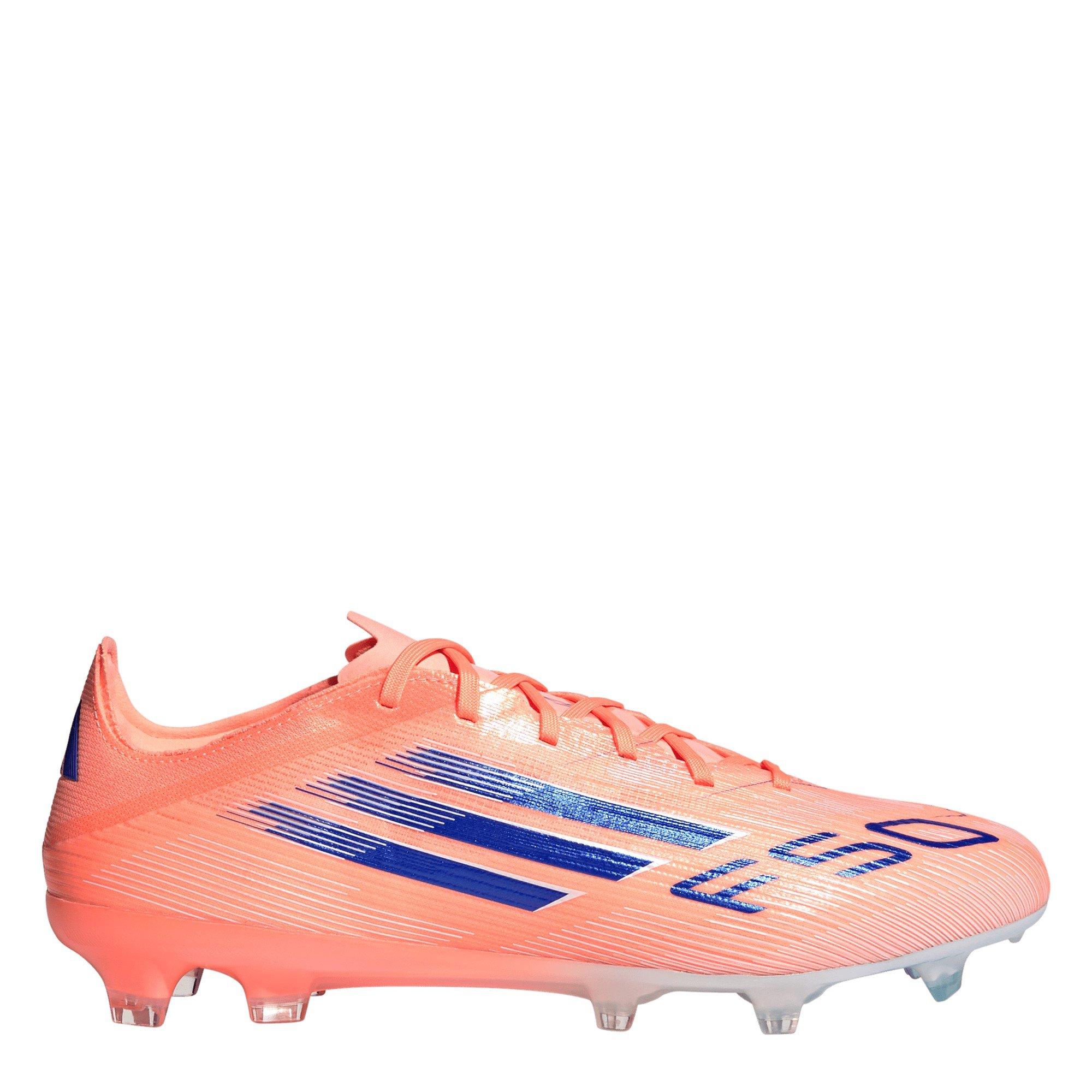 Adidas Men's F50 Pro Adults Firm Ground Football Boots - Orange/Blue - 11 (46)