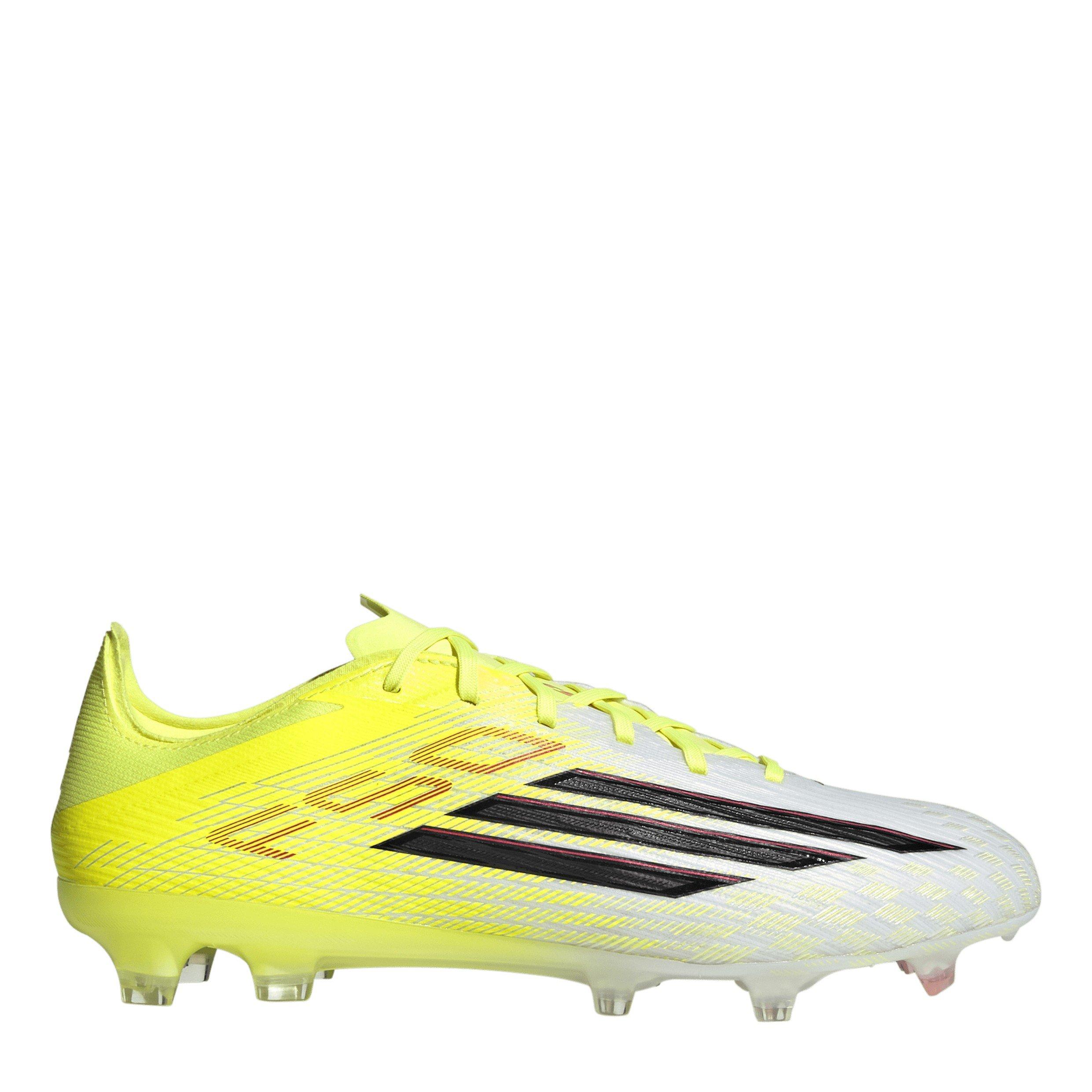 Adidas Men's F50 Pro Adults Firm Ground Football Boots - Solar Yellow - 12 (47.3)