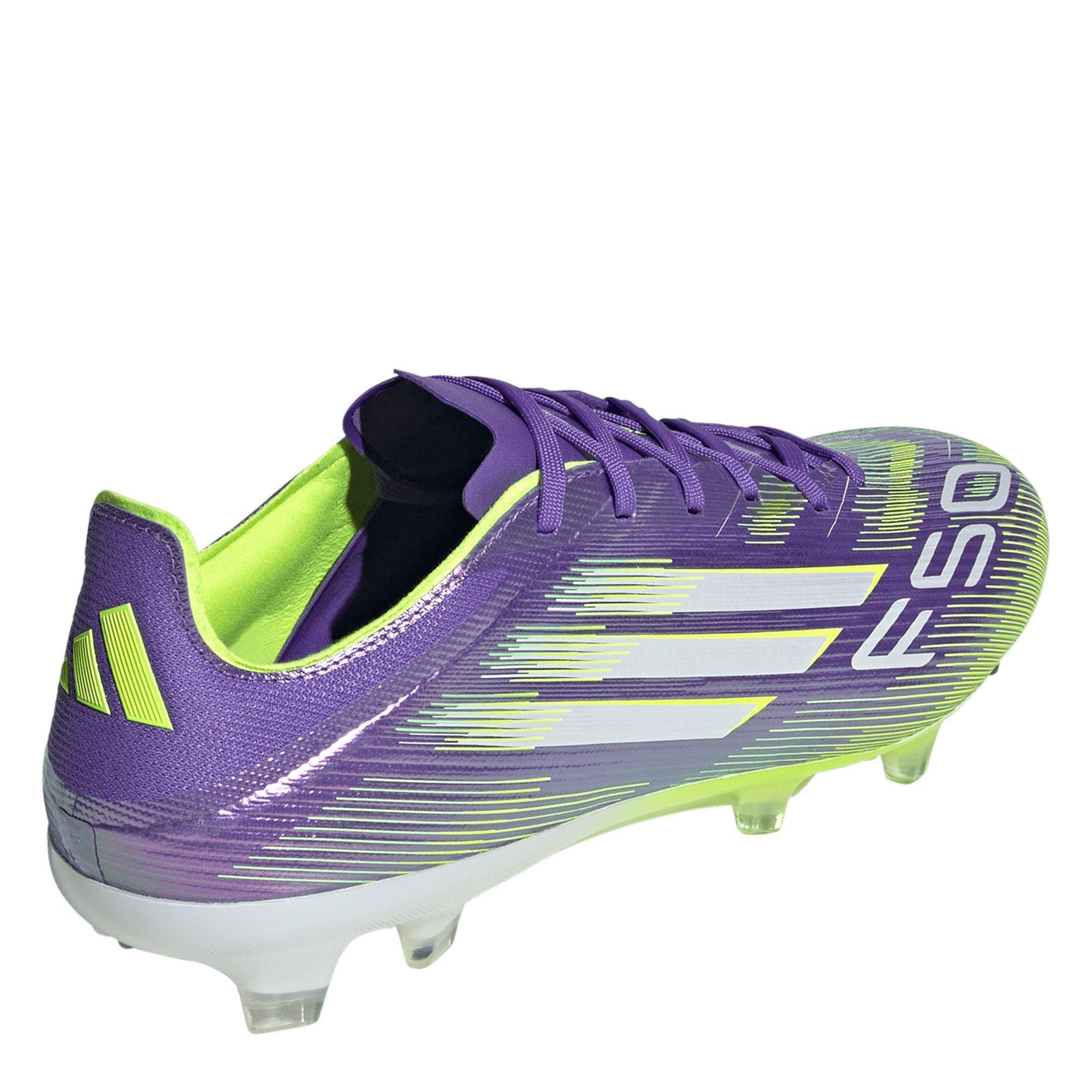 Purple/White - adidas - F50 Pro Adults Firm Ground Football Boots - 4