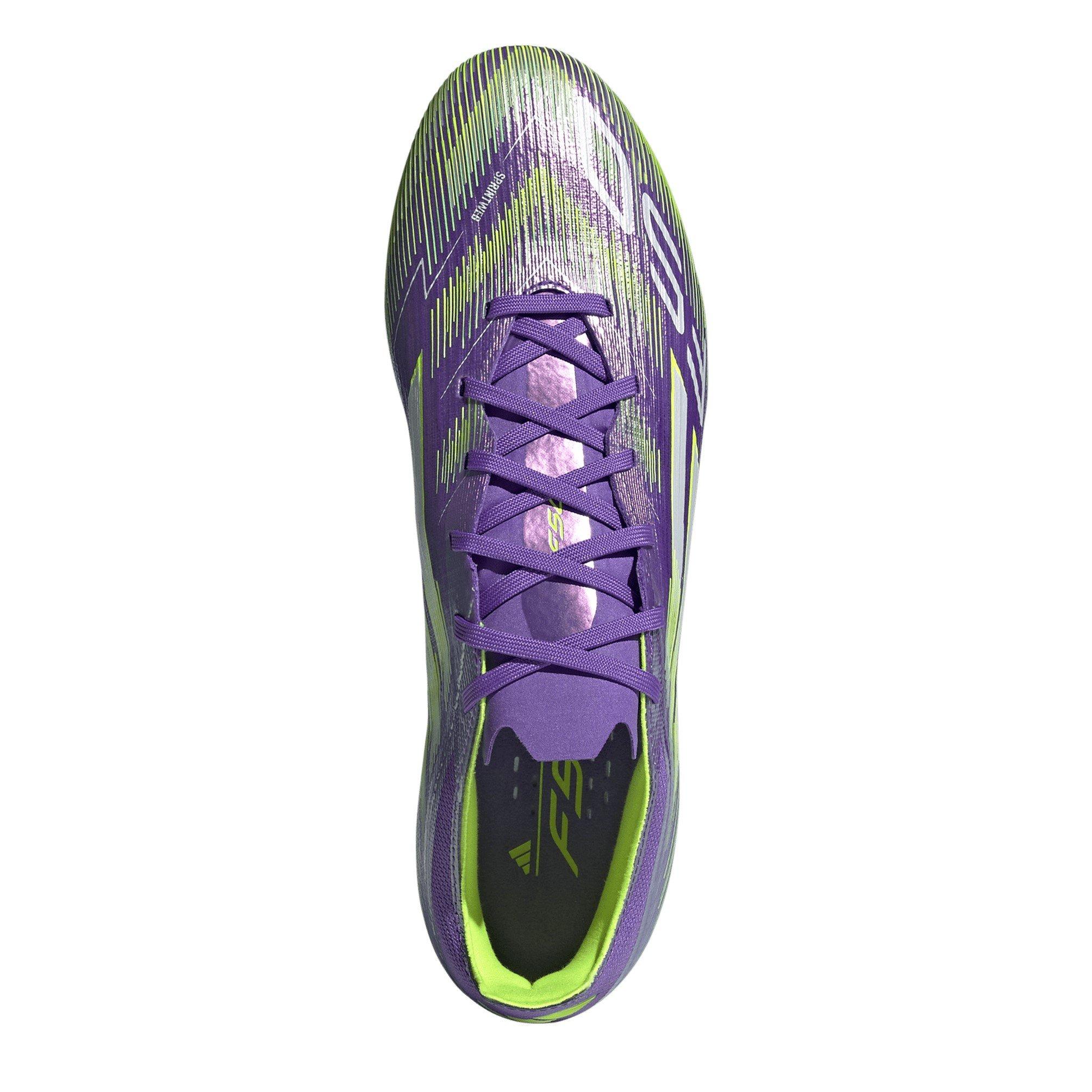 Purple/White - adidas - F50 Pro Adults Firm Ground Football Boots - 5