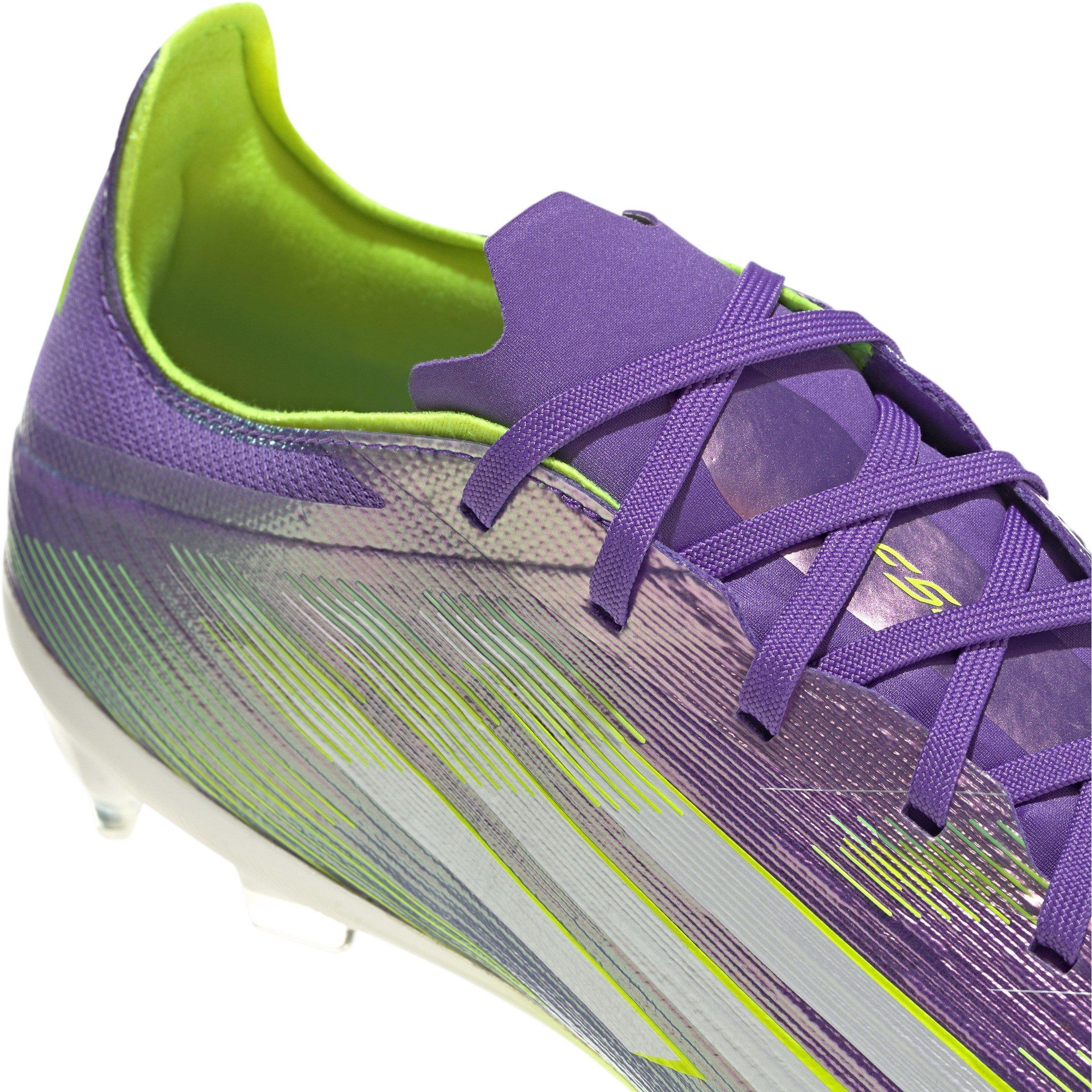 Purple/White - adidas - F50 Pro Adults Firm Ground Football Boots - 7