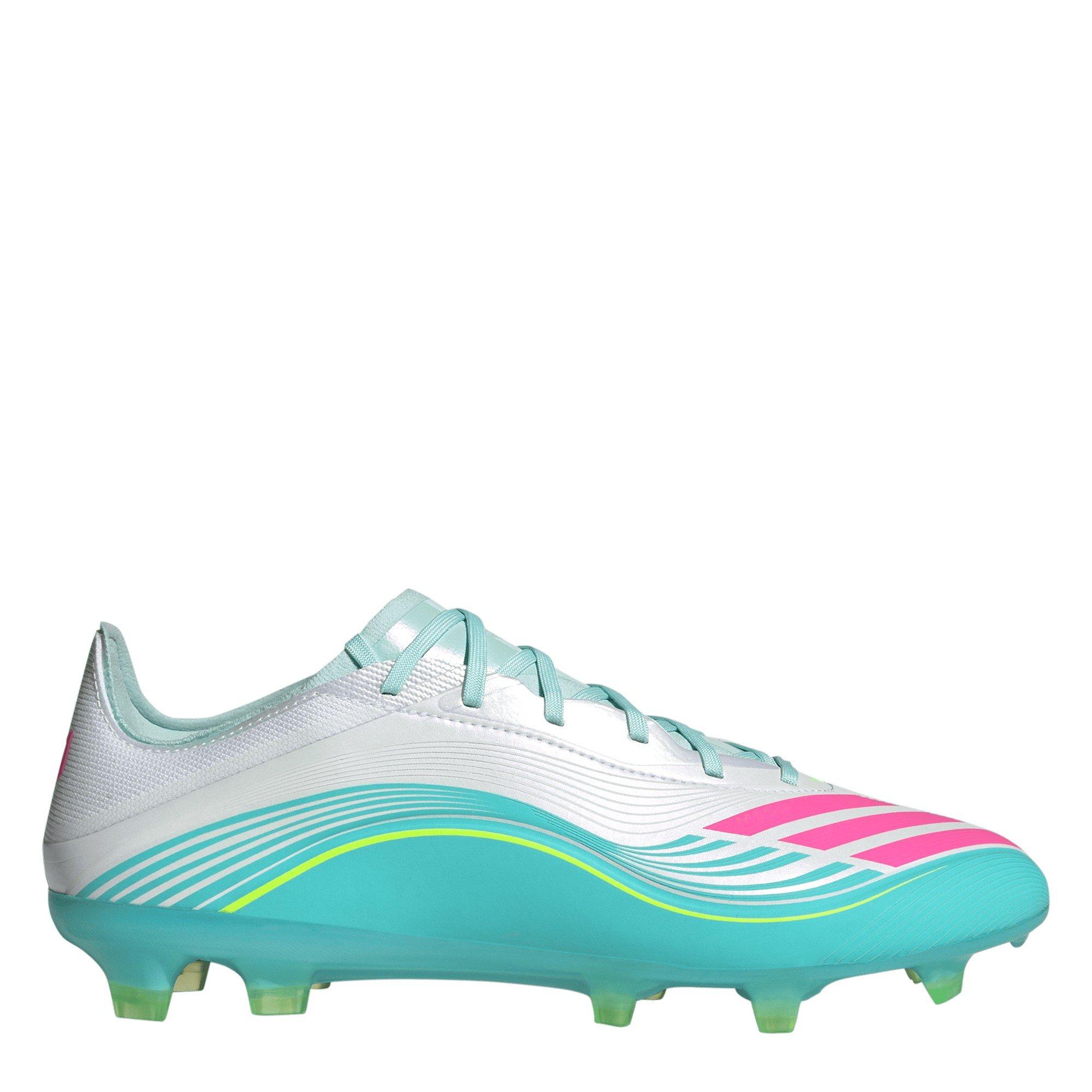 Adidas F50 Pro Adults Firm Ground Football Boots White Size 9 (43.3) - Image 4