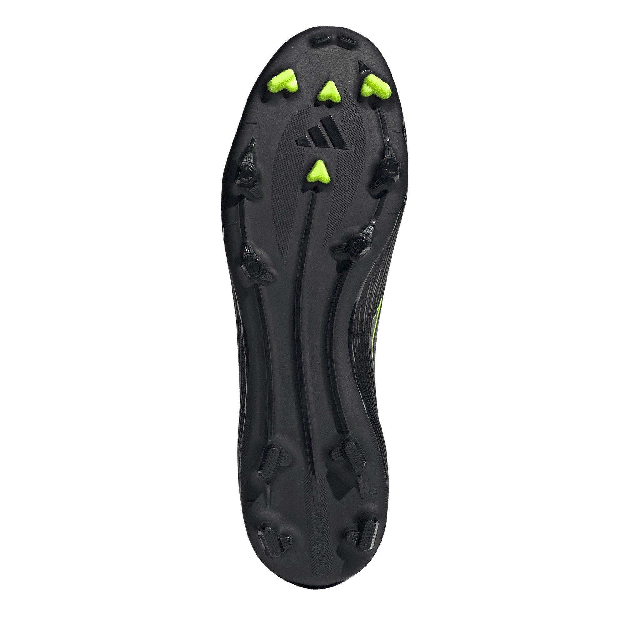 Zwart/Citroen - adidas - F50 League Laceless Adults Firm Ground Football Boots - 6