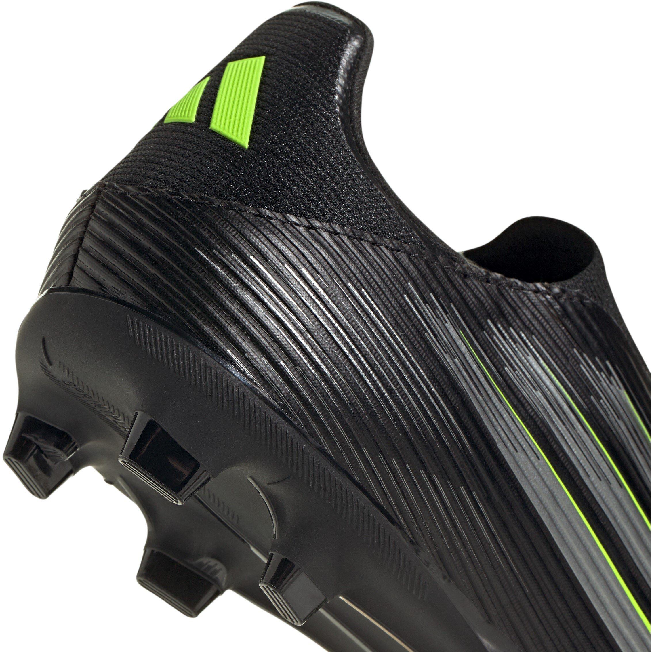 Zwart/Citroen - adidas - F50 League Laceless Adults Firm Ground Football Boots - 8