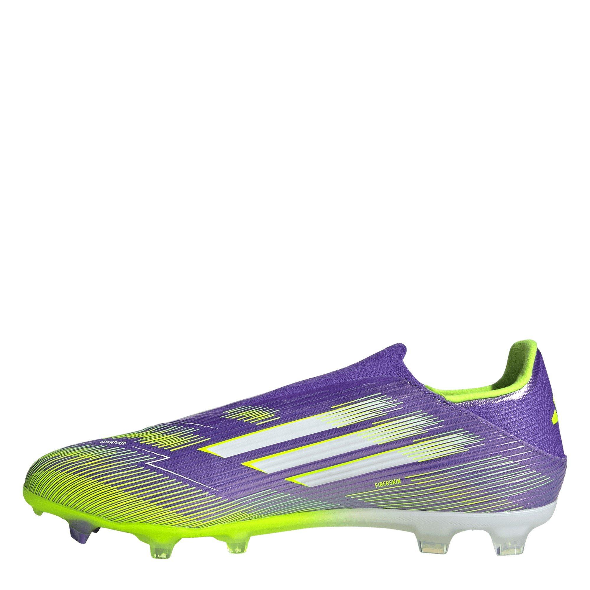 Lila/Weiß - adidas - F50 League Laceless Adults Firm Ground Football Boots - 2