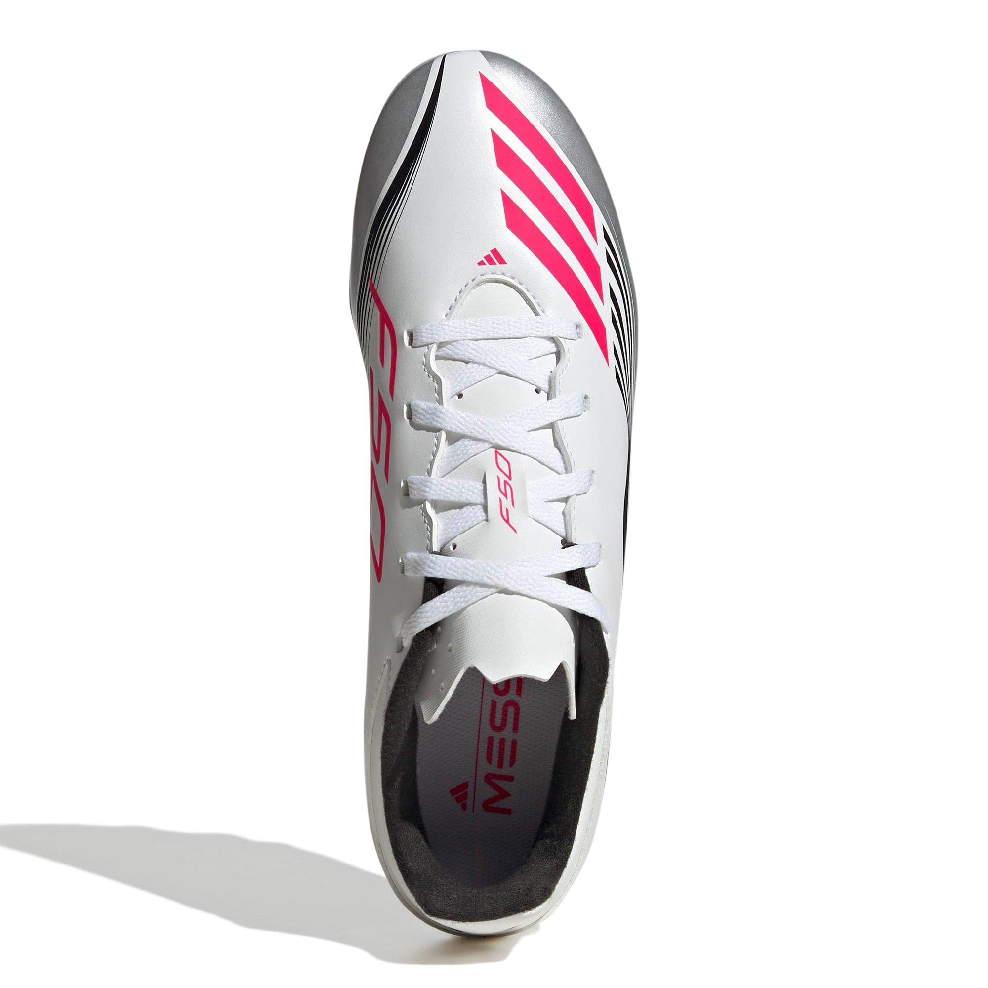 Wht/Red/Silver - adidas - F50 Messi Club Firm Ground Football Boots - 3