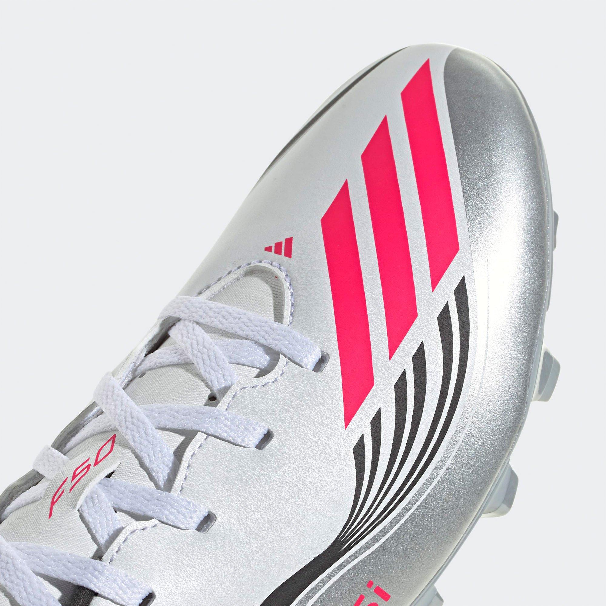 Wht/Red/Silver - adidas - F50 Messi Club Firm Ground Football Boots - 7