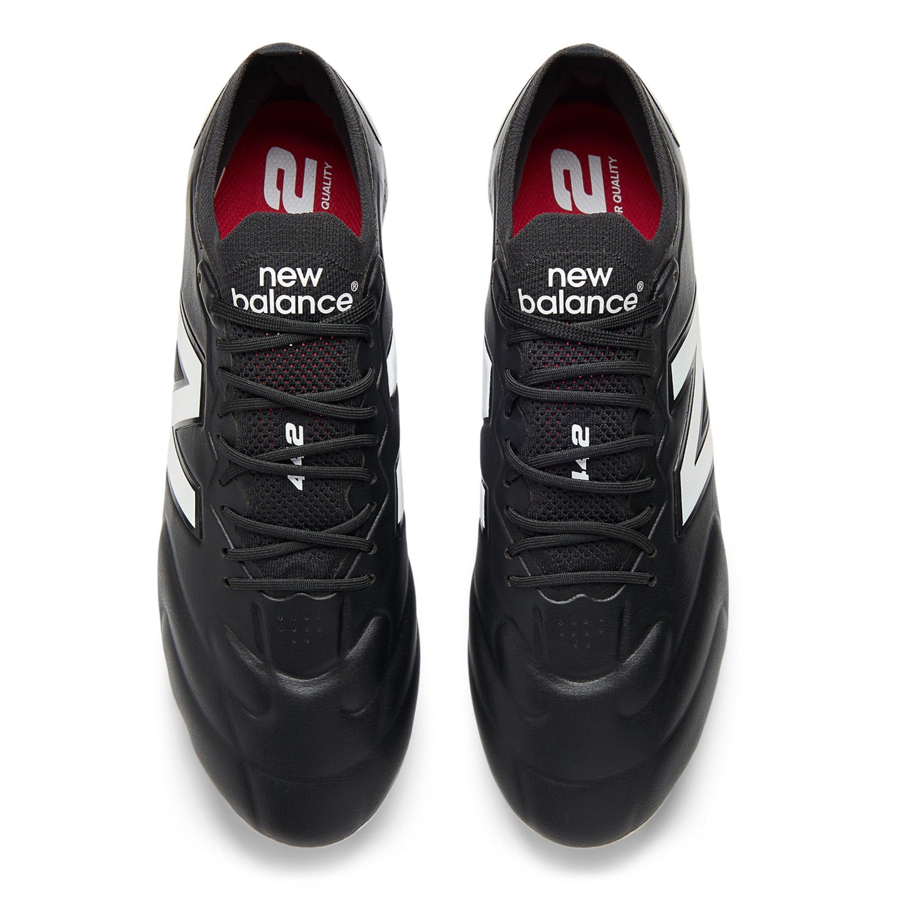 Black/White - New Balance - Men's Firm Ground Football Boots - 6