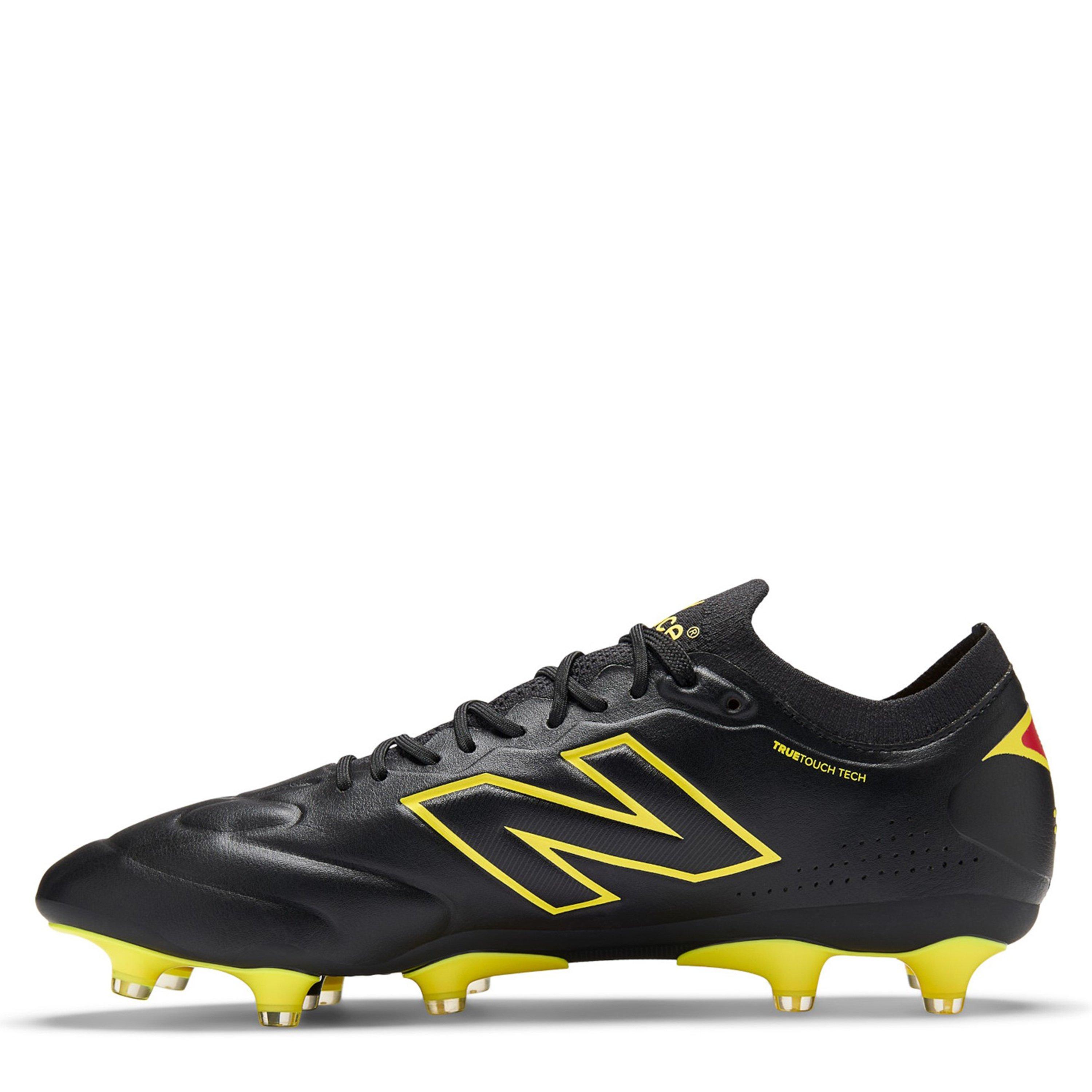 Sort/Gul - New Balance - Men's Firm Ground Football Boots - 2