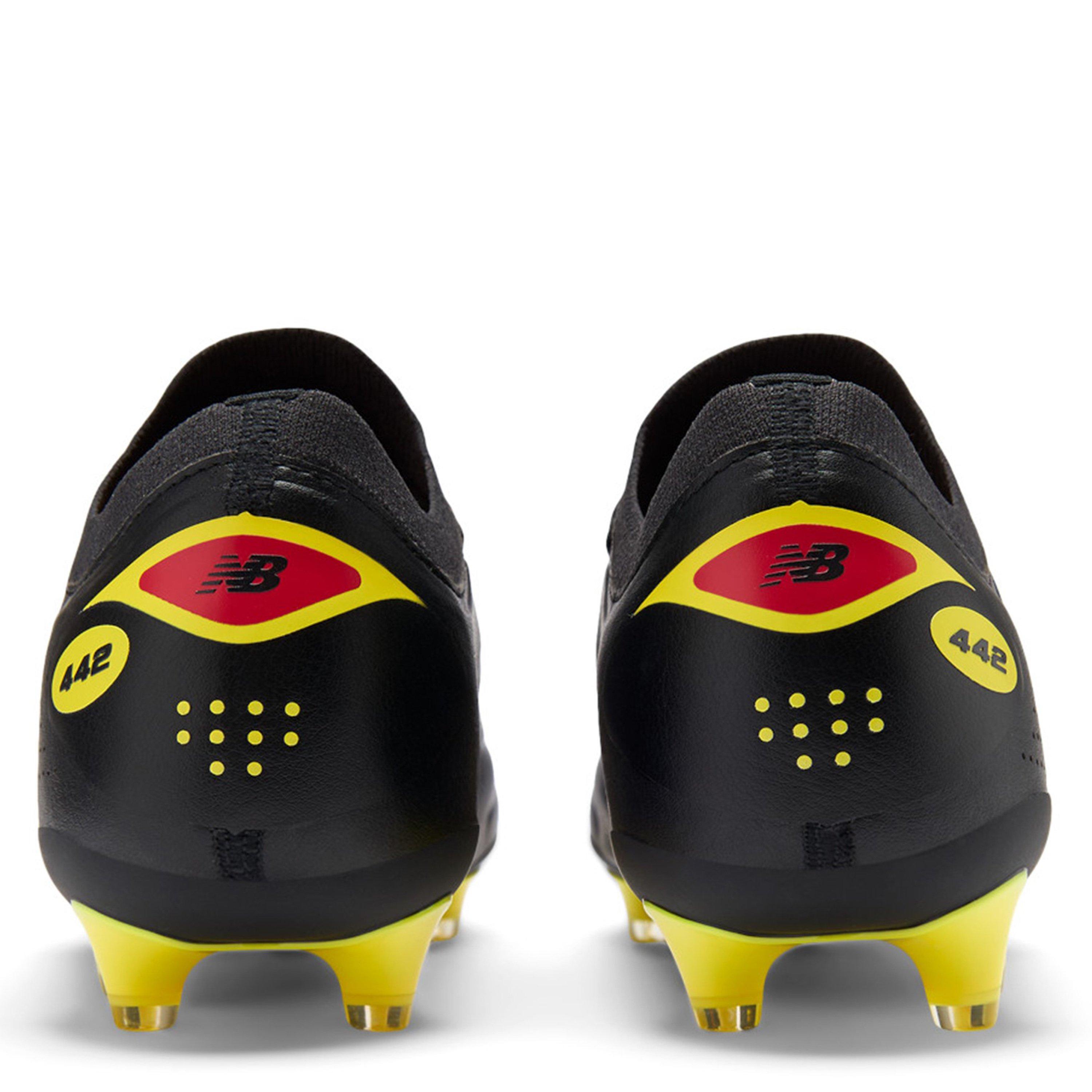 Sort/Gul - New Balance - Men's Firm Ground Football Boots - 4
