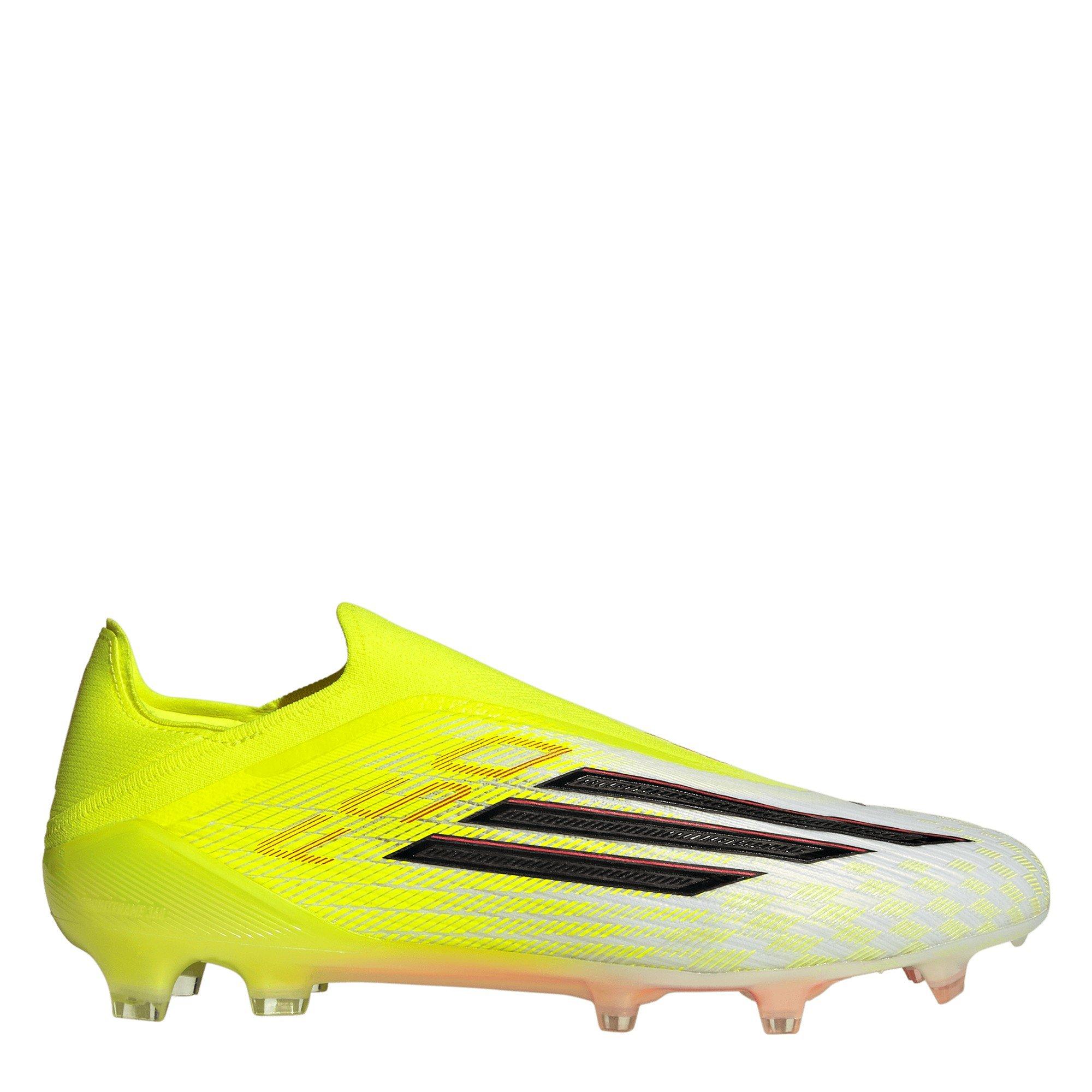 Adidas Men's F50 Elite Laceless Adults Firm Ground Football Boots - Solar Yellow - 10 (44.7)
