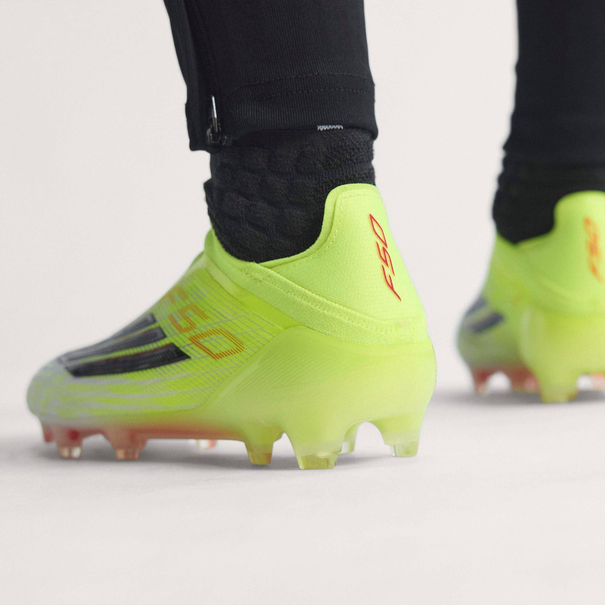 Solar Yellow - adidas - F50 Elite Laceless Adults Firm Ground Football Boots - 14