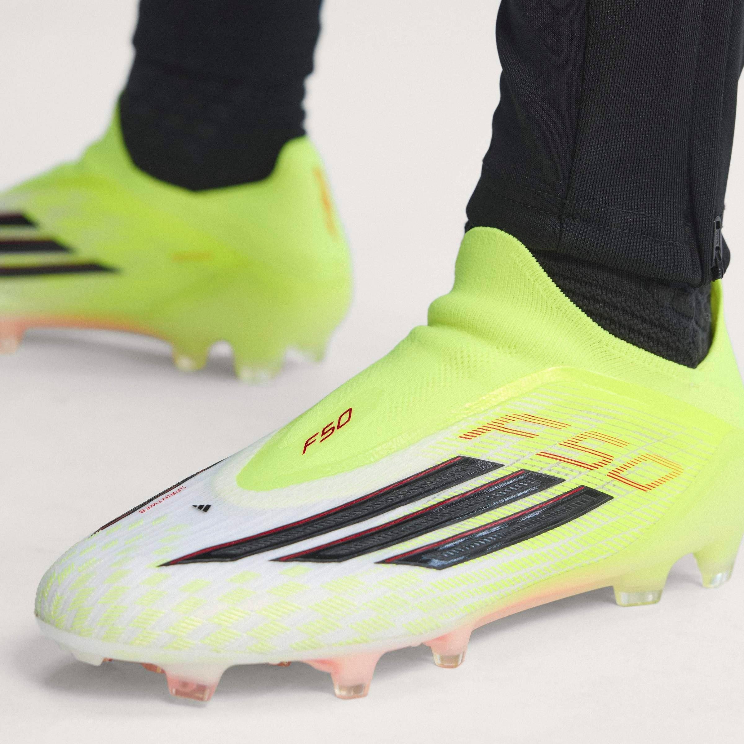 Solar Yellow - adidas - F50 Elite Laceless Adults Firm Ground Football Boots - 3