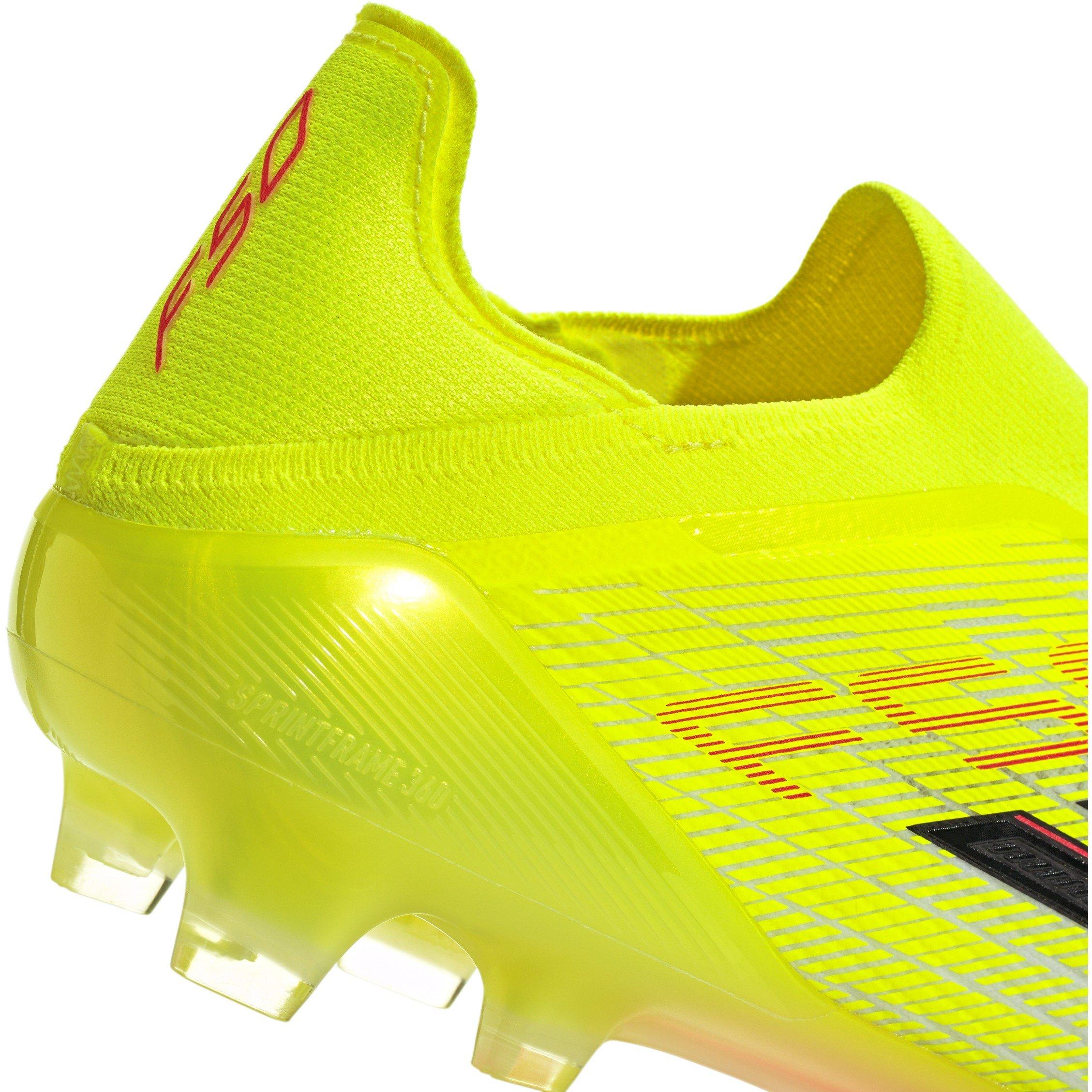 Solar Yellow - adidas - F50 Elite Laceless Adults Firm Ground Football Boots - 10
