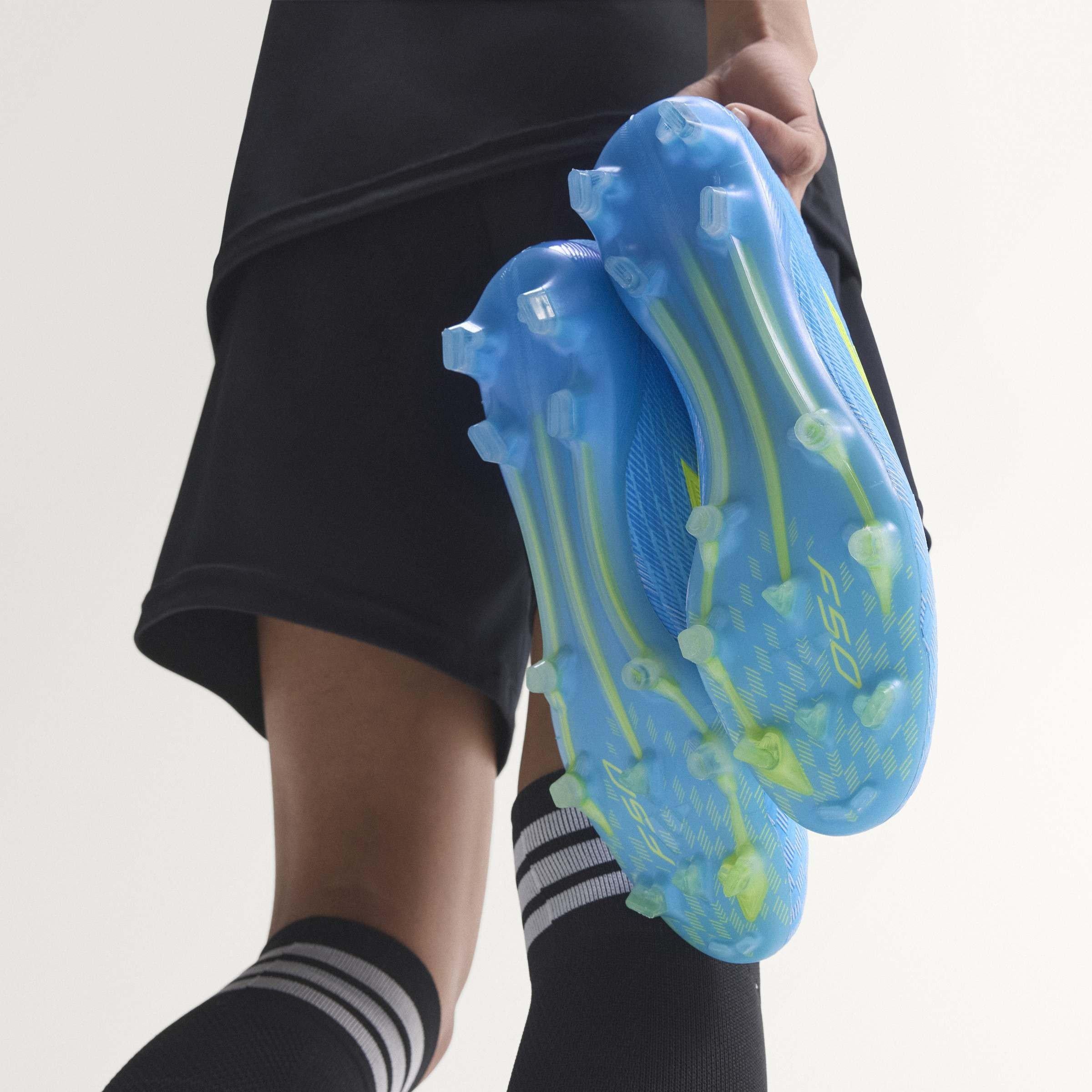 Bleu/Jaune - adidas - F50 Elite Laceless Adults Firm Ground Football Boots - 16