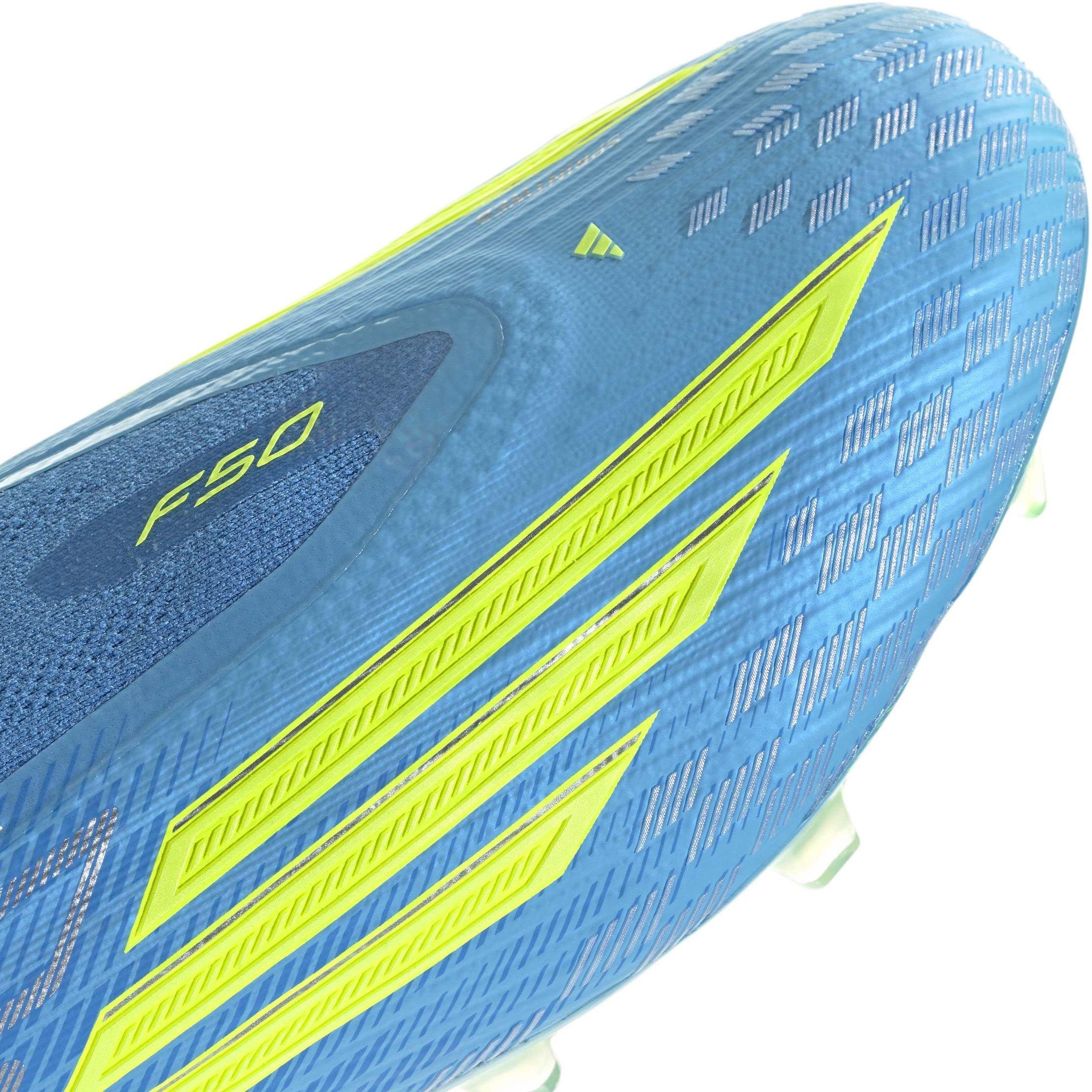 Bleu/Jaune - adidas - F50 Elite Laceless Adults Firm Ground Football Boots - 10