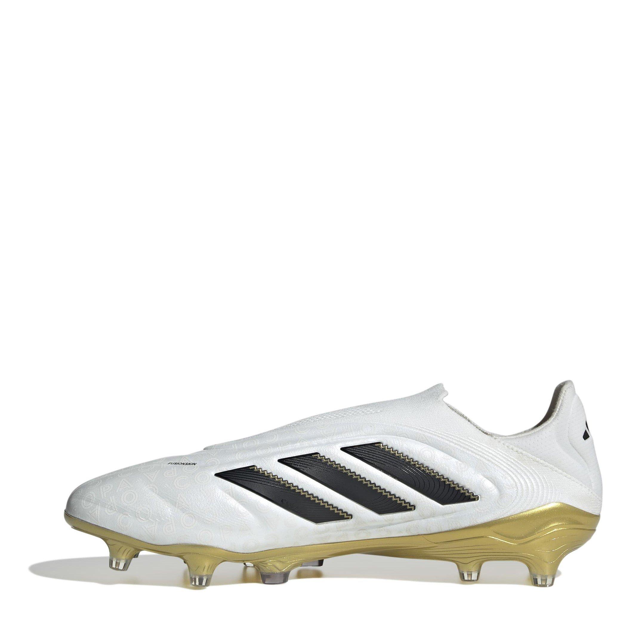 White/Blk/Gold - adidas - Copa Pure 3 Elite Laceless Adults Firm Ground Football Boots - 2