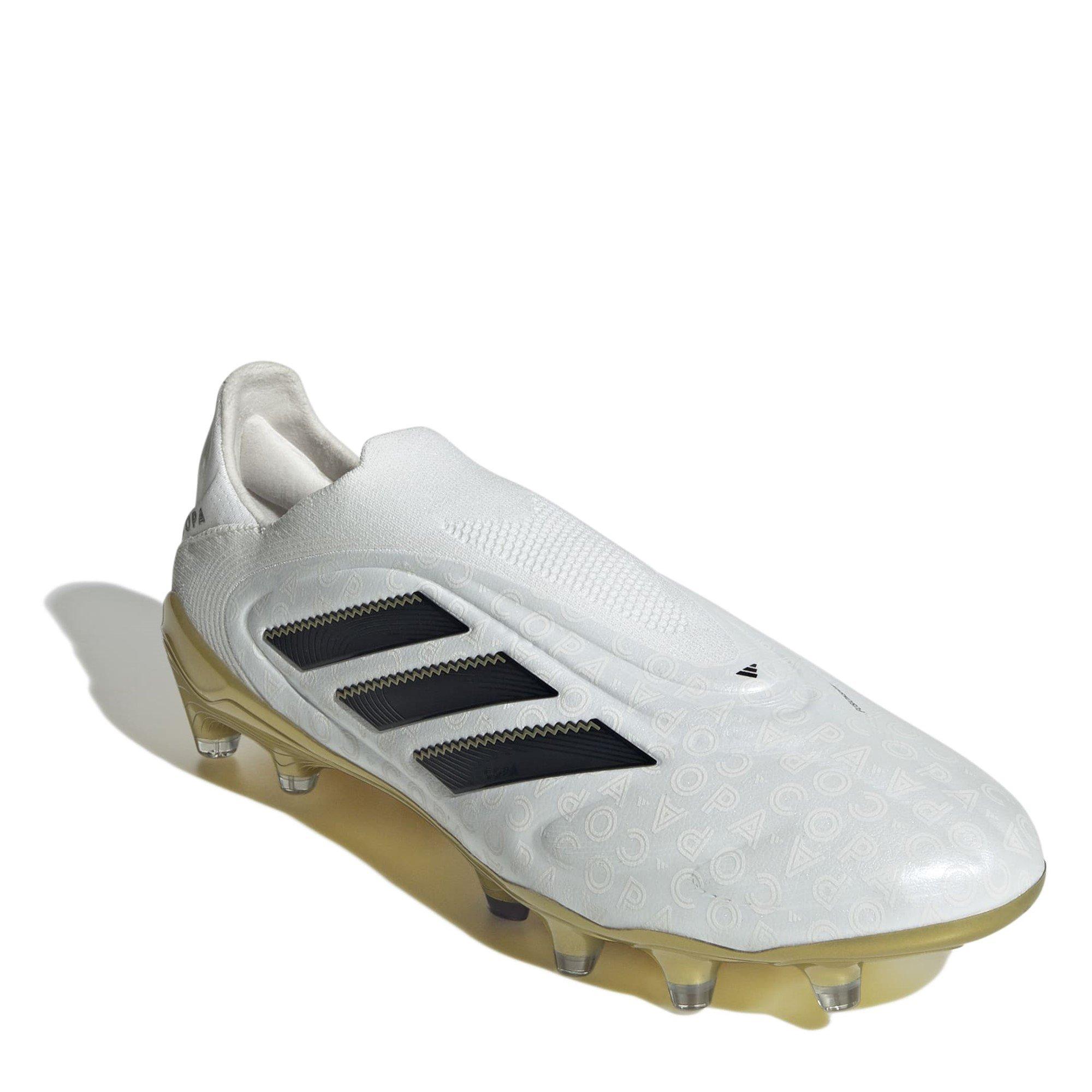 White/Blk/Gold - adidas - Copa Pure 3 Elite Laceless Adults Firm Ground Football Boots - 4