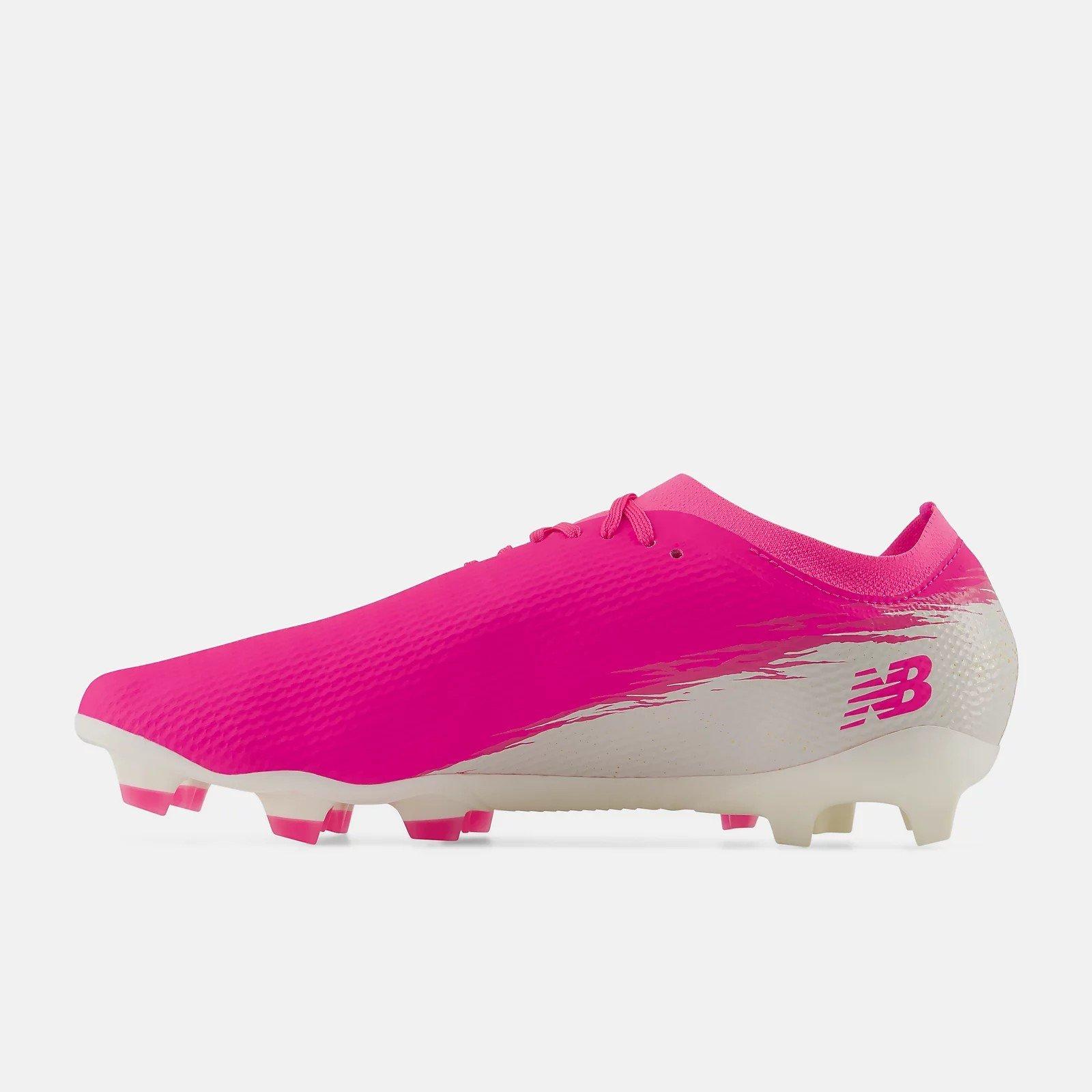 Pink/White - New Balance - Men's Furon .3 Firm Ground Football Boots - 3