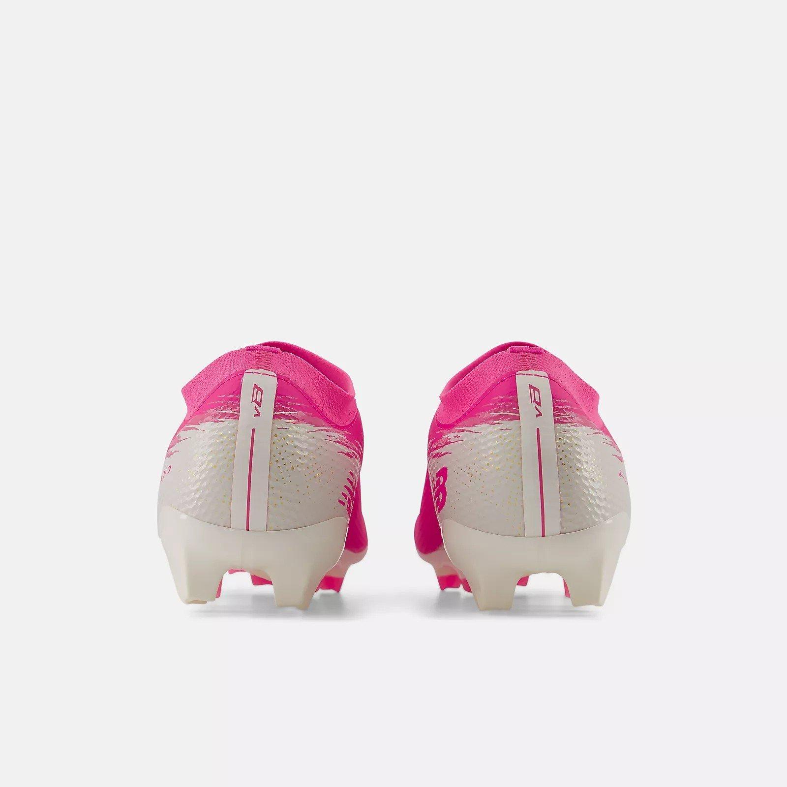 Pink/White - New Balance - Men's Furon .3 Firm Ground Football Boots - 5