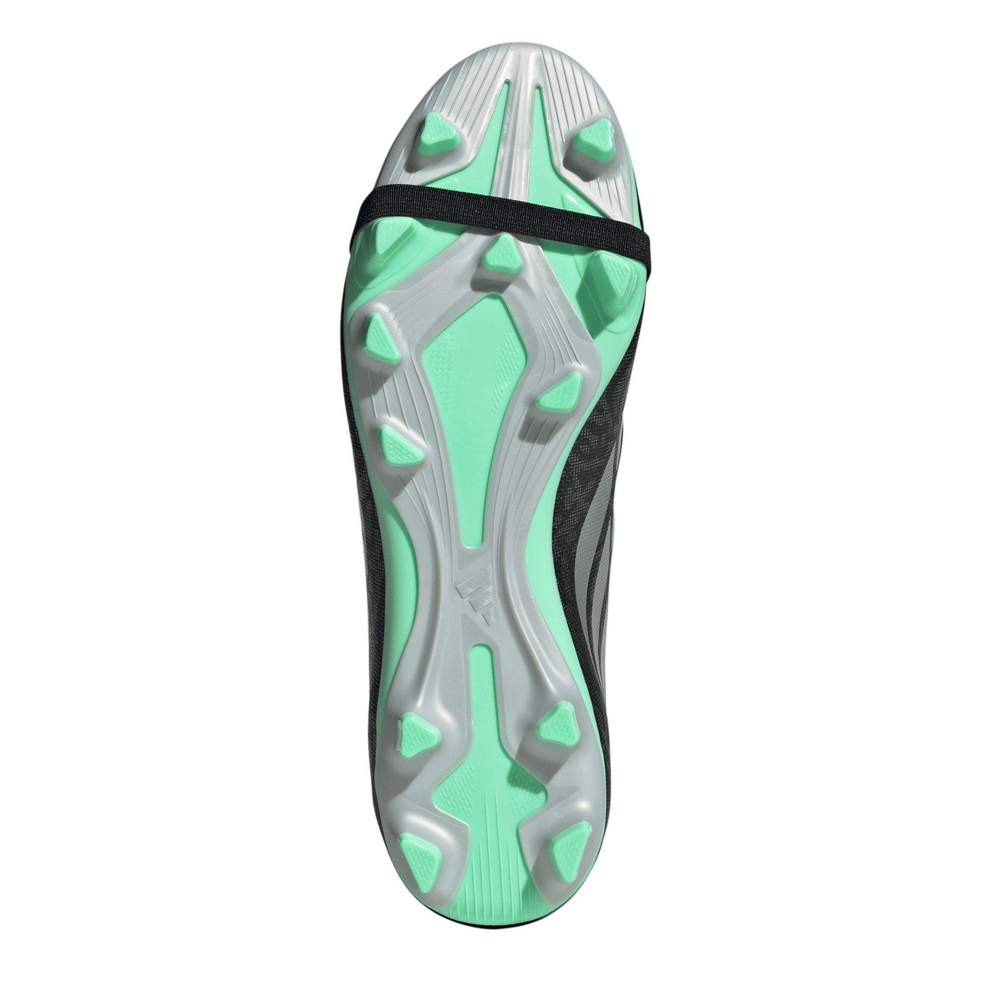Blk/Silver/Mint - adidas - Predator Club Fold-Over Tongue Firm Ground Boots - 6