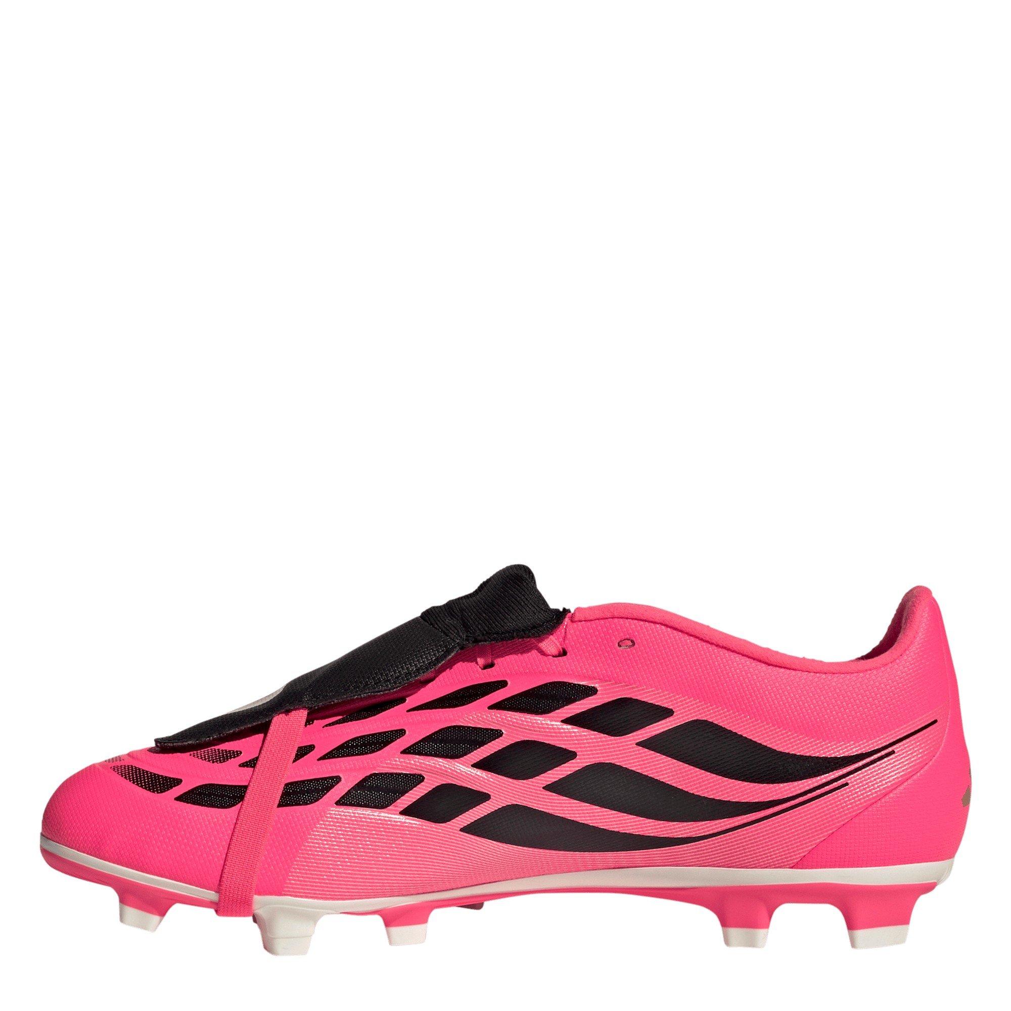 Solar/Chrome - adidas - Predator Club Fold-Over Tongue Firm Ground Boots - 2