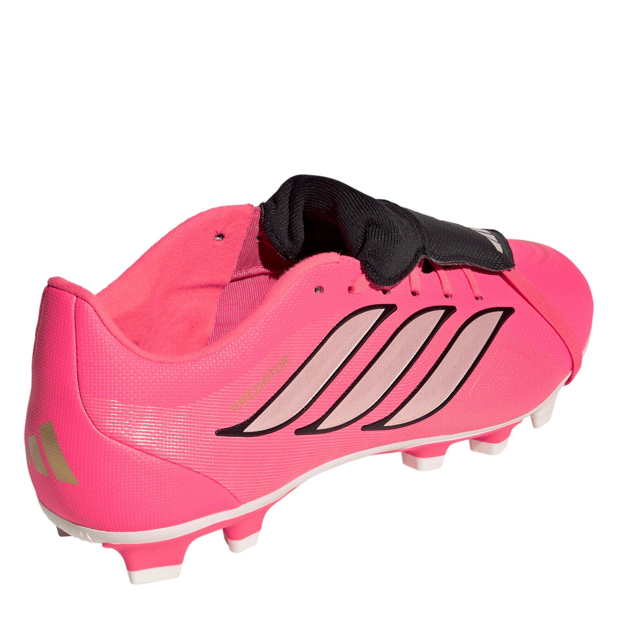 Solar/Chrome - adidas - Predator Club Fold-Over Tongue Firm Ground Boots - 4