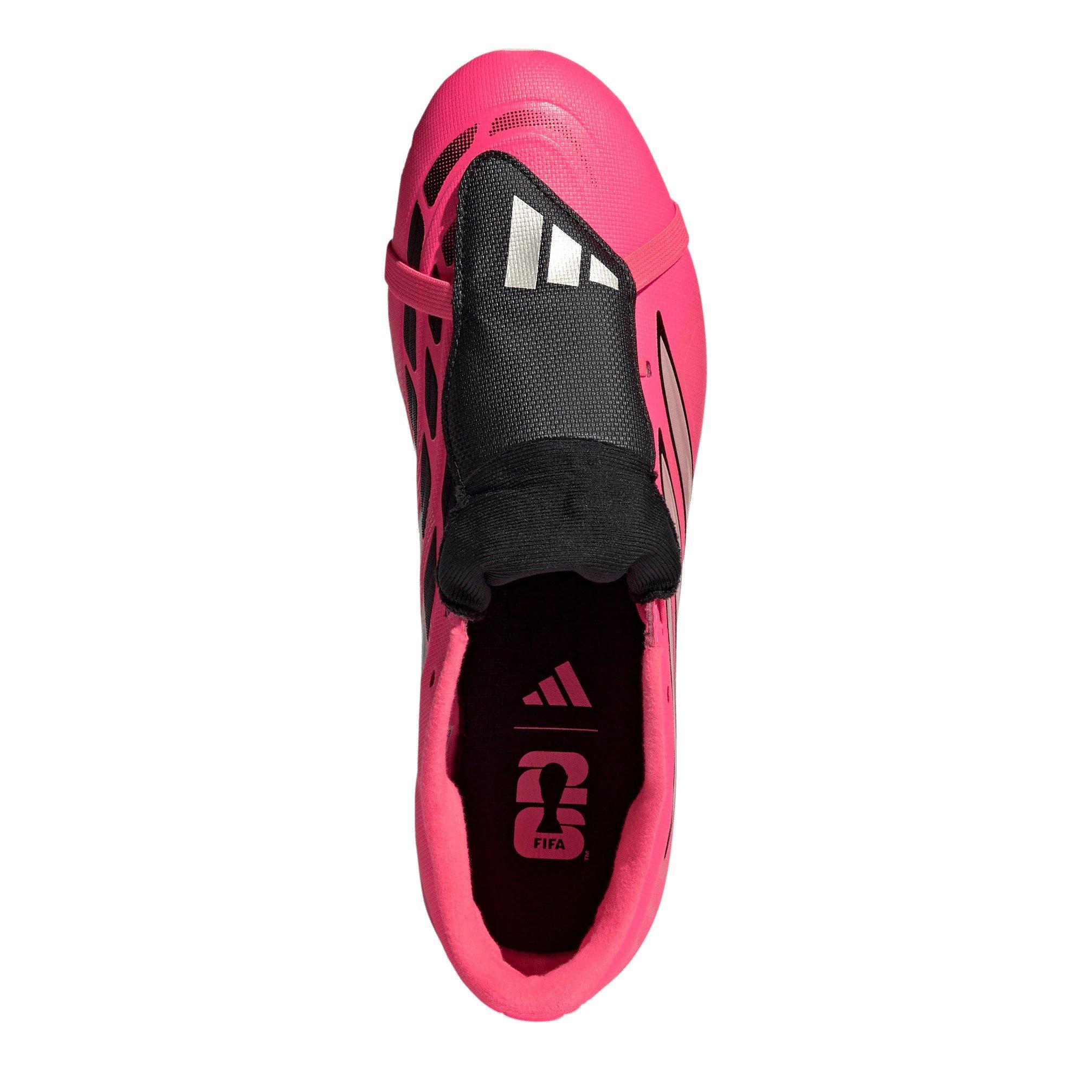 Solar/Chrome - adidas - Predator Club Fold-Over Tongue Firm Ground Boots - 5