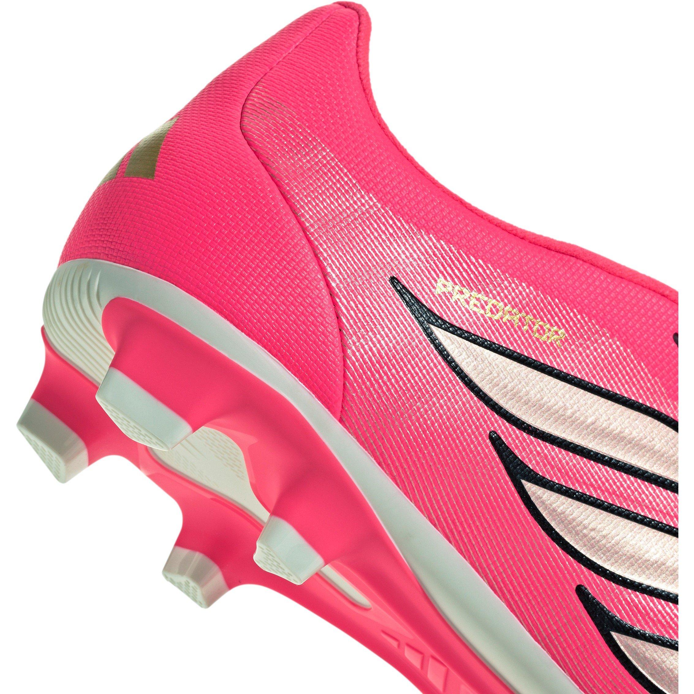 Solar/Chrome - adidas - Predator Club Fold-Over Tongue Firm Ground Boots - 8