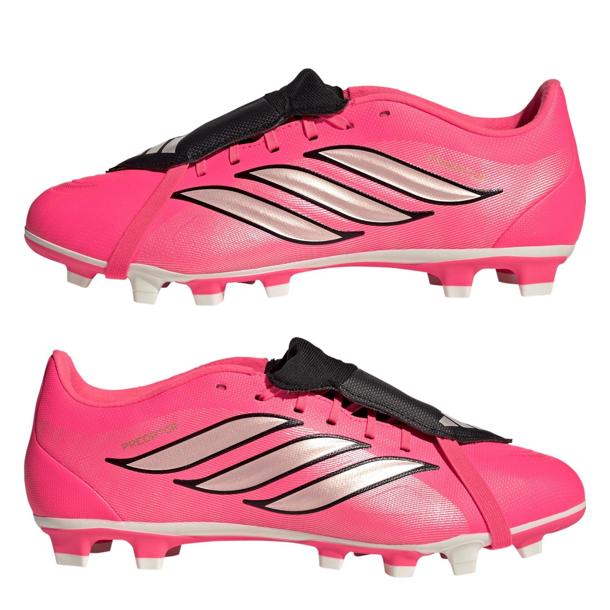 Solar/Chrome - adidas - Predator Club Fold-Over Tongue Firm Ground Boots - 9
