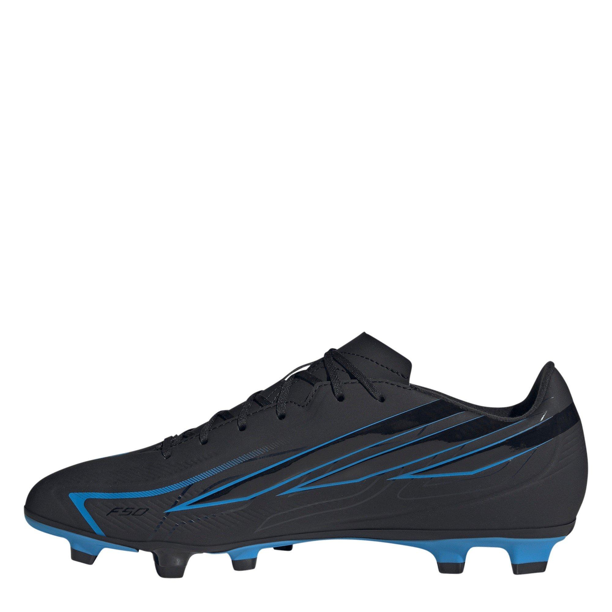Black/Blue - adidas - Adidas F50 Adults Club Firm Ground Football Boots - 2