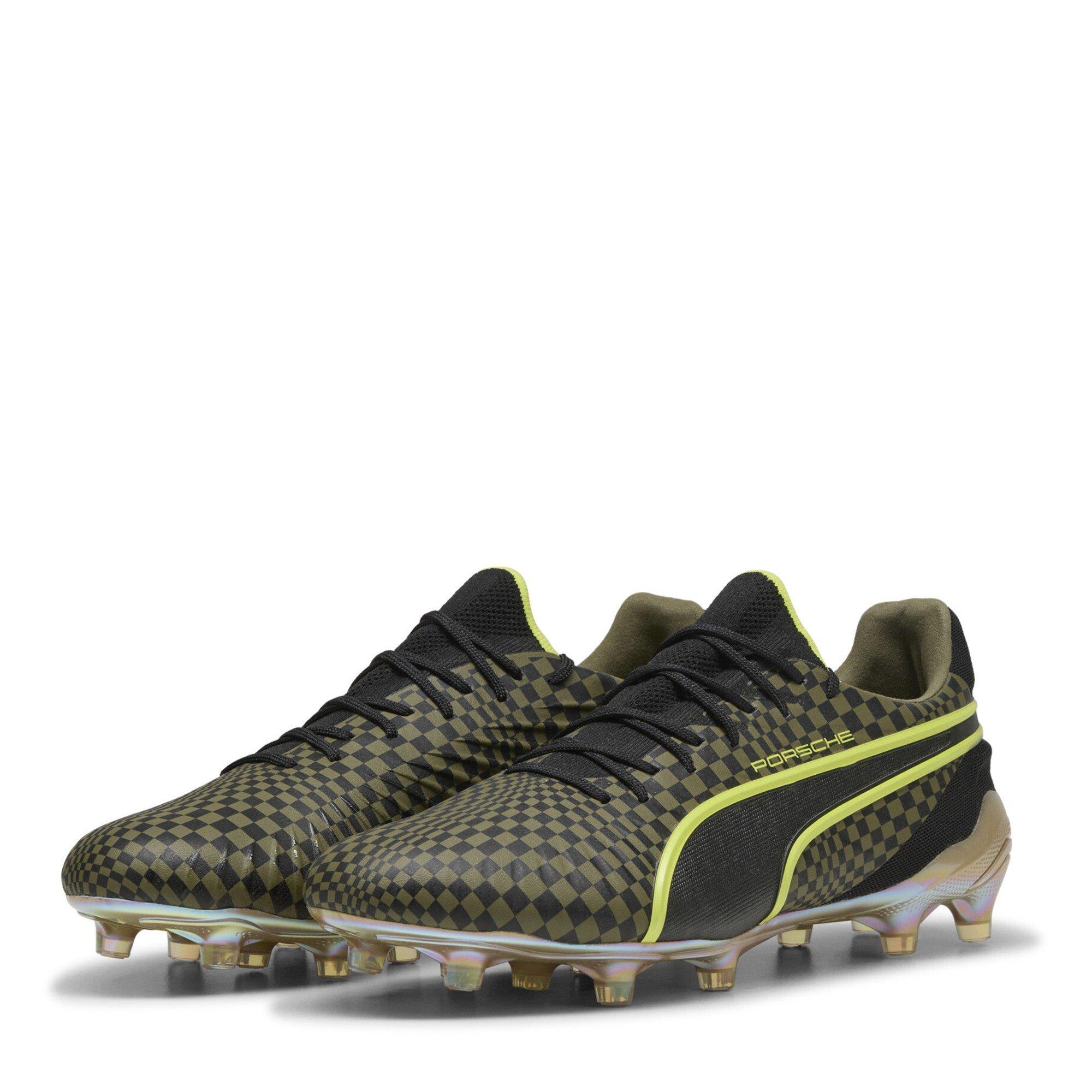 Olive Drab-Pu - Puma - Men's King Ultimate X Porsche Firm Ground Football Boots - 1