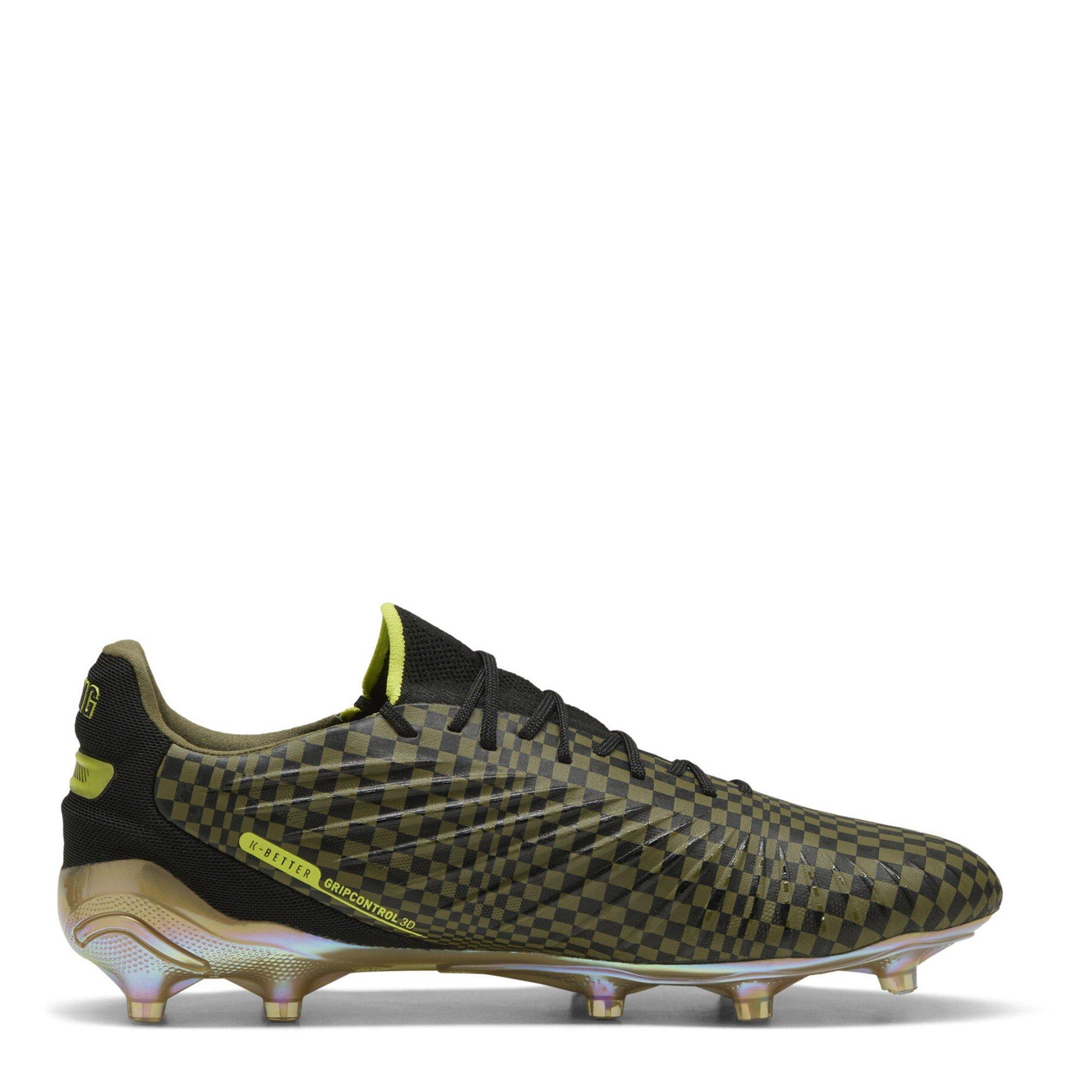 Maslinasto zelena-Pu - Puma - Men's King Ultimate X Porsche Firm Ground Football Boots - 4